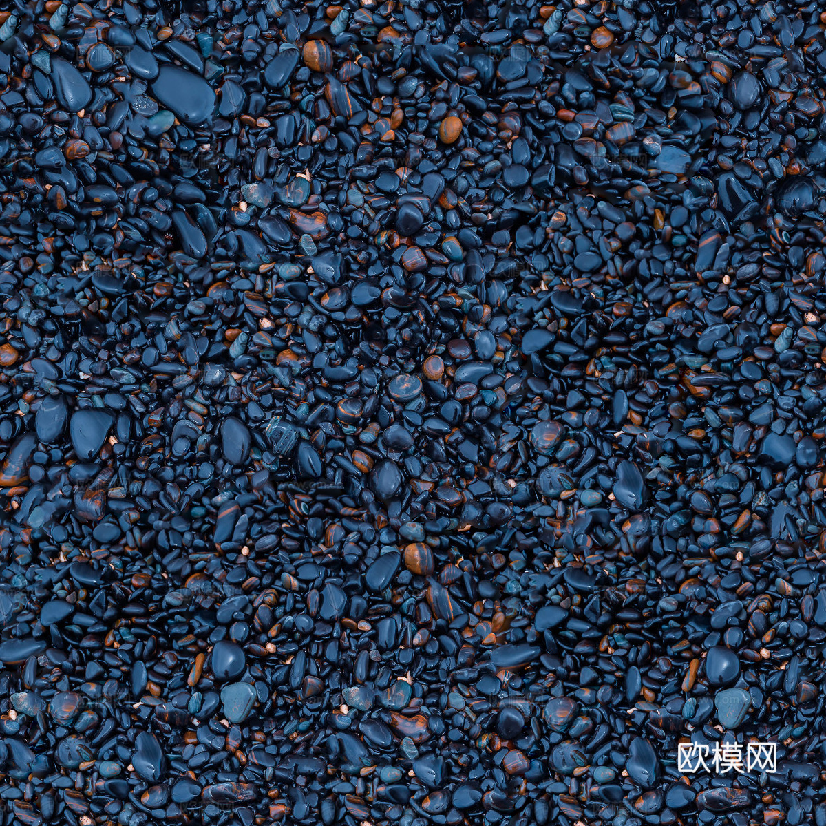 黑色鹅卵石贴图19