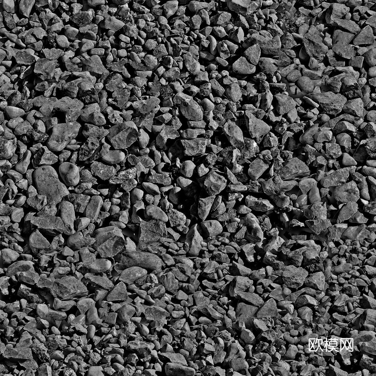 黑色碎石砾石25