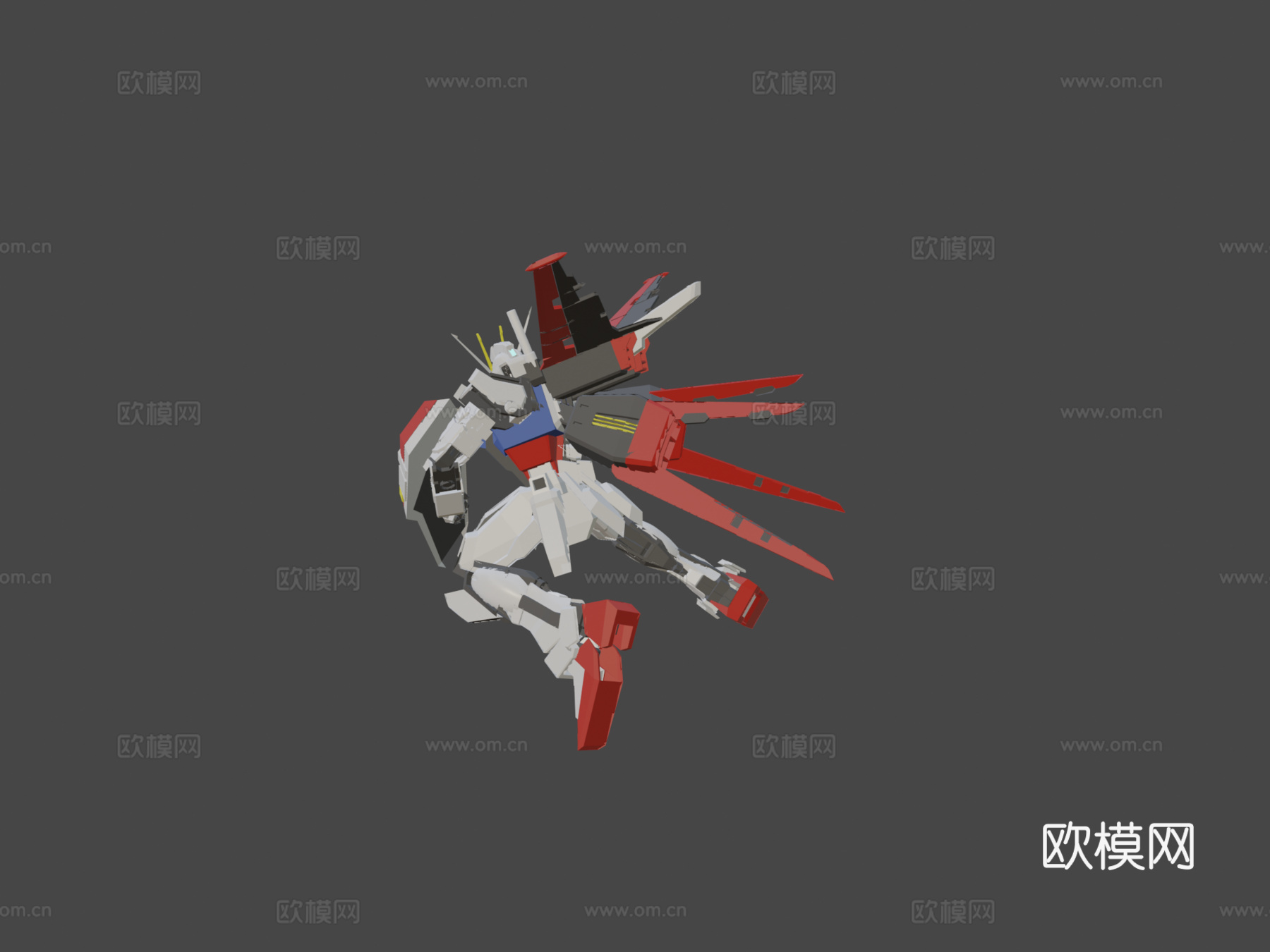 强袭高达3d模型下载（渲染图5）