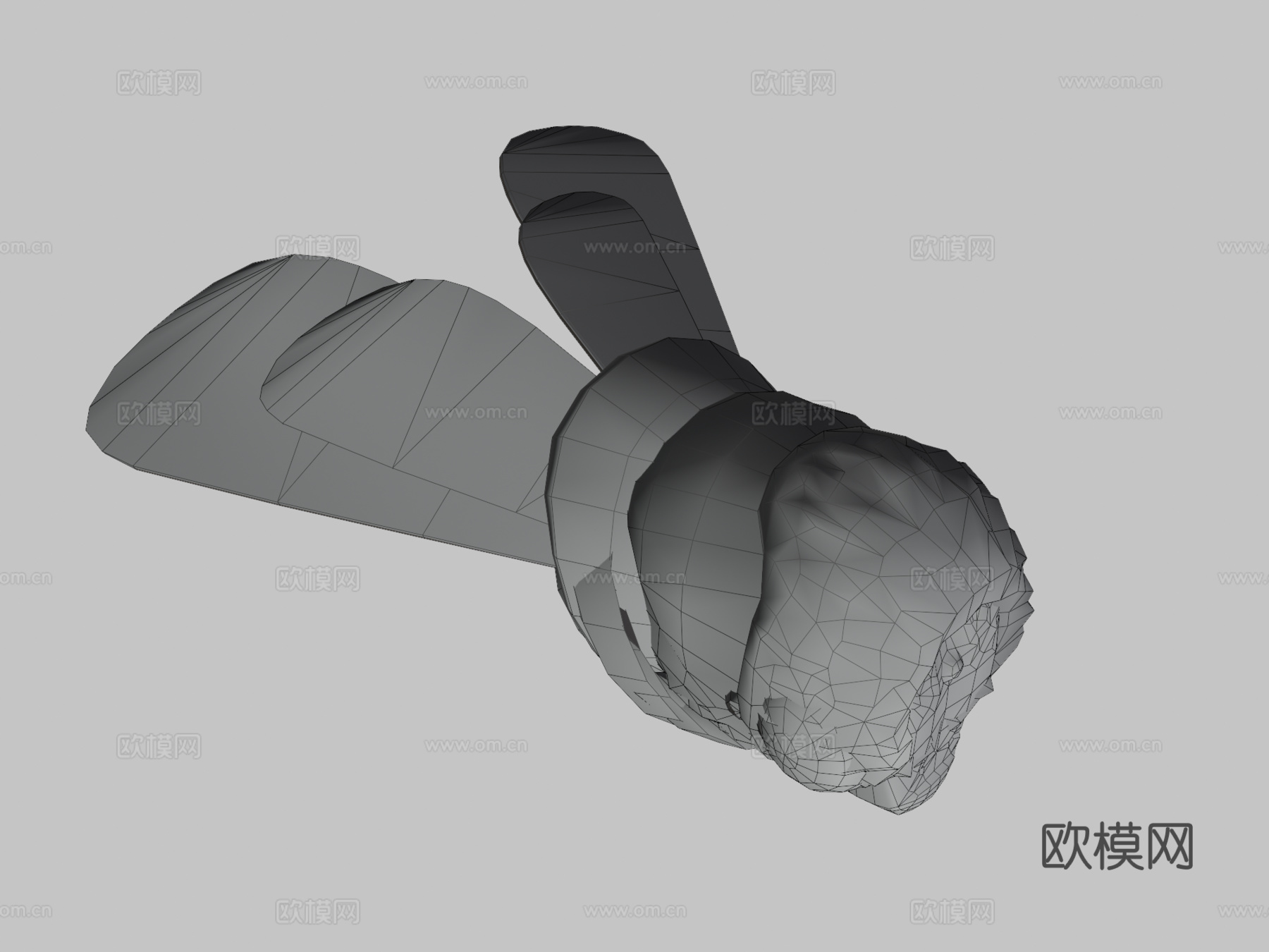 风格化工蜂3d模型下载（渲染图3）