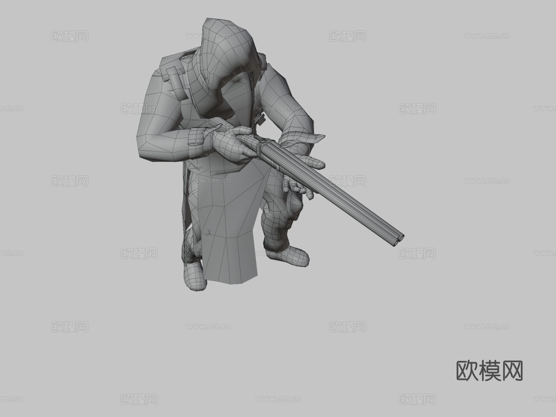 第六军团冲锋队员3d模型下载（渲染图3）