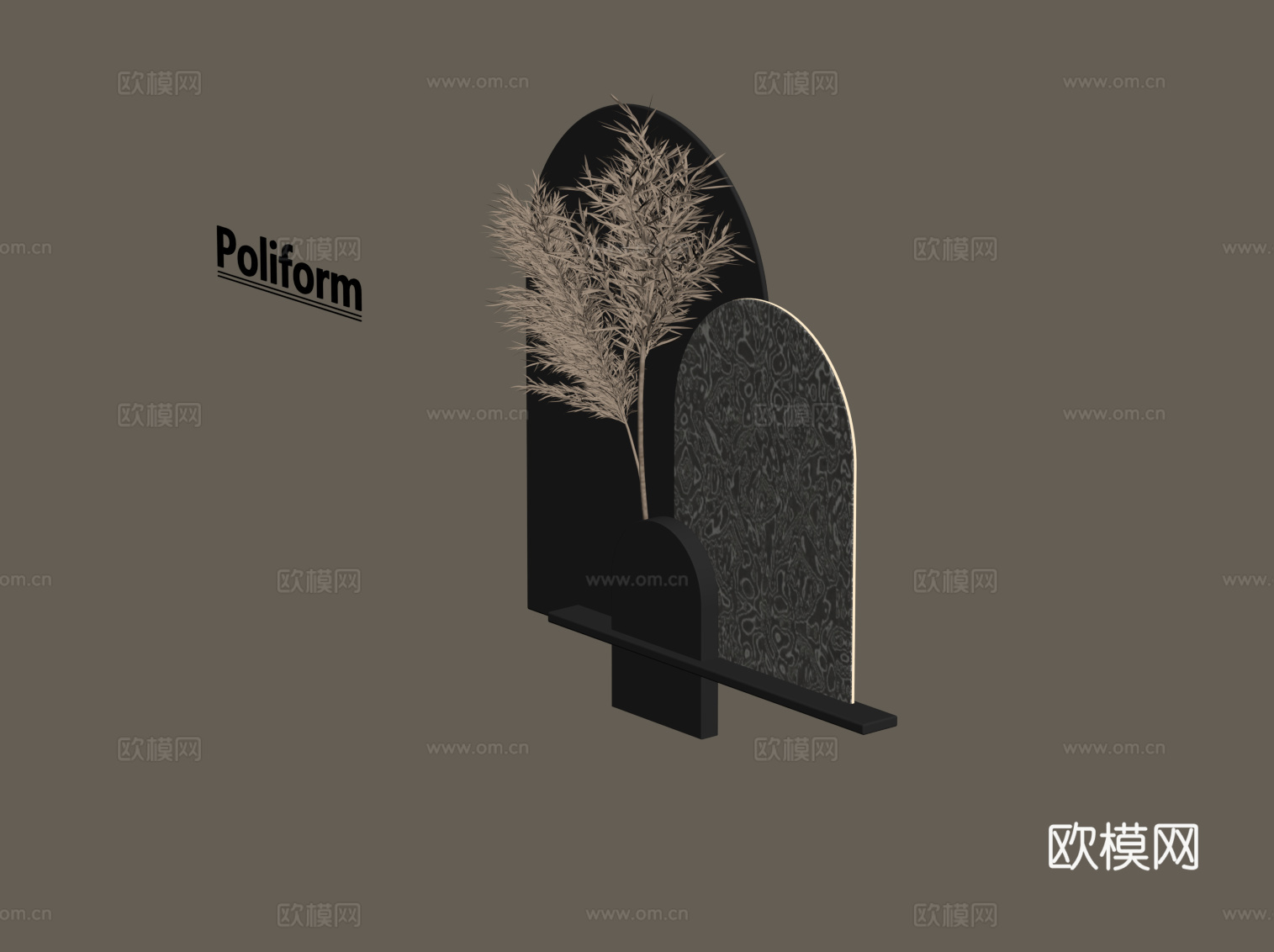 现代挂件 墙饰 装饰su模型