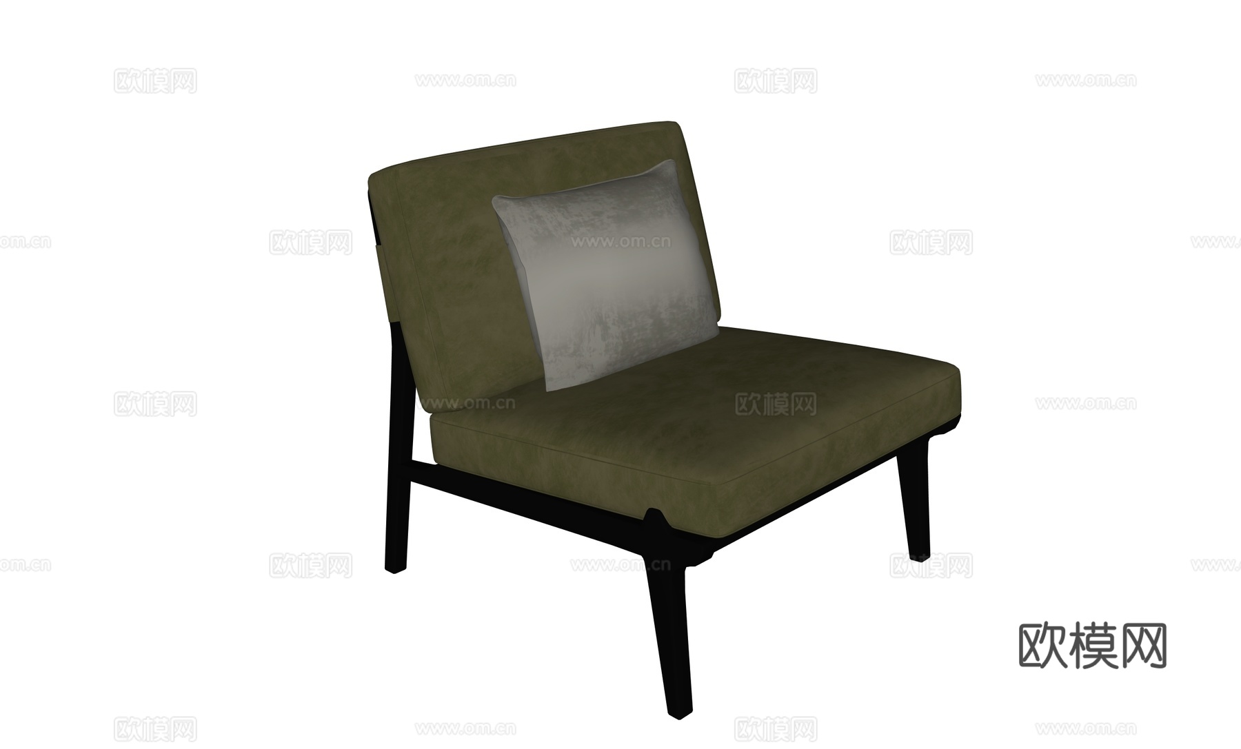 现代休闲椅su模型