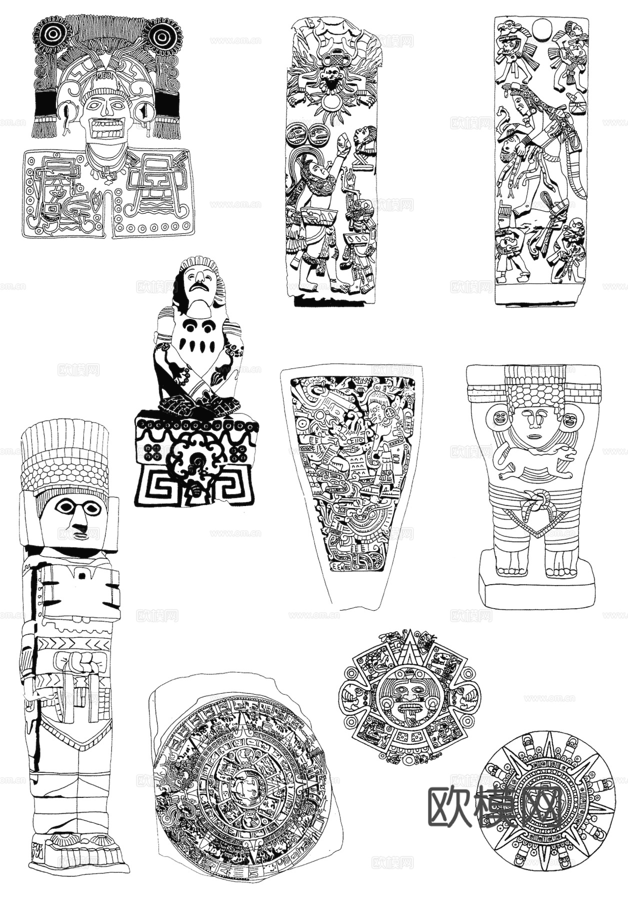 黑白遮罩通道黑白凹凸高光遮罩线条花纹纹理水泥做旧脏旧墙面下载