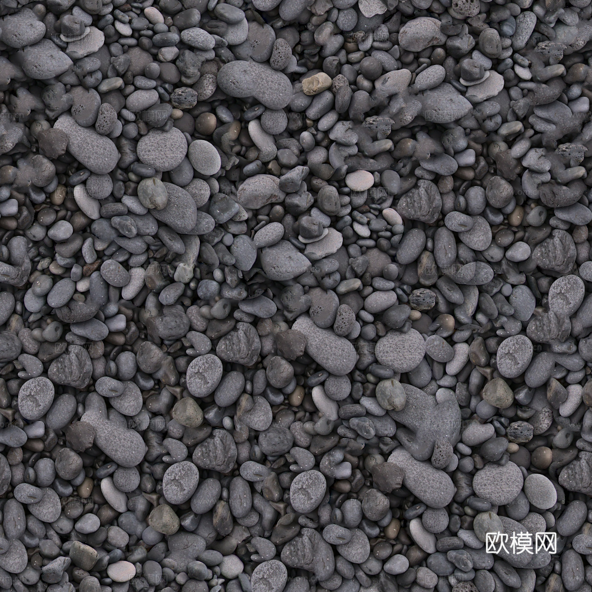 黑色鹅卵石贴图9