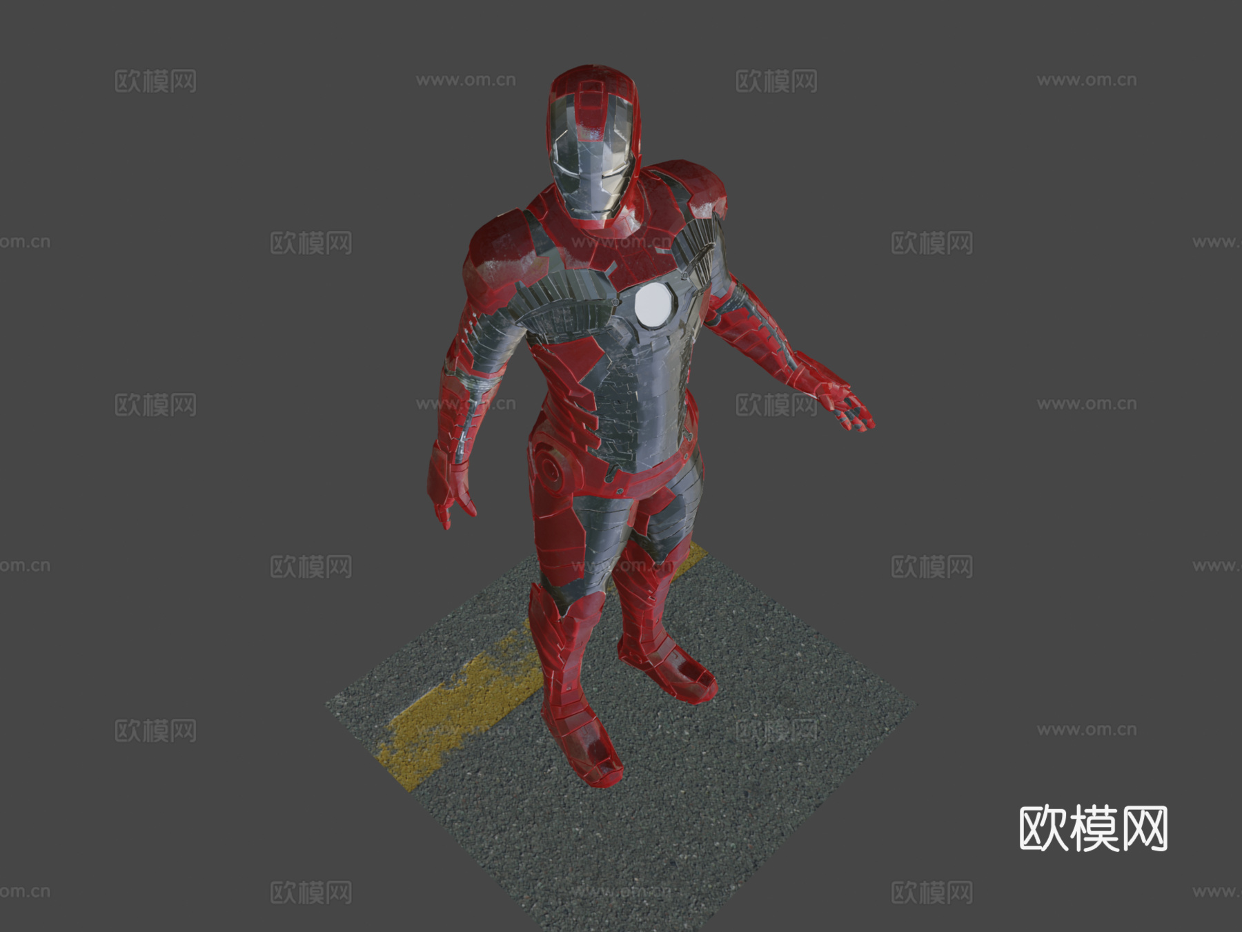 钢铁侠马克053d模型下载（渲染图7）