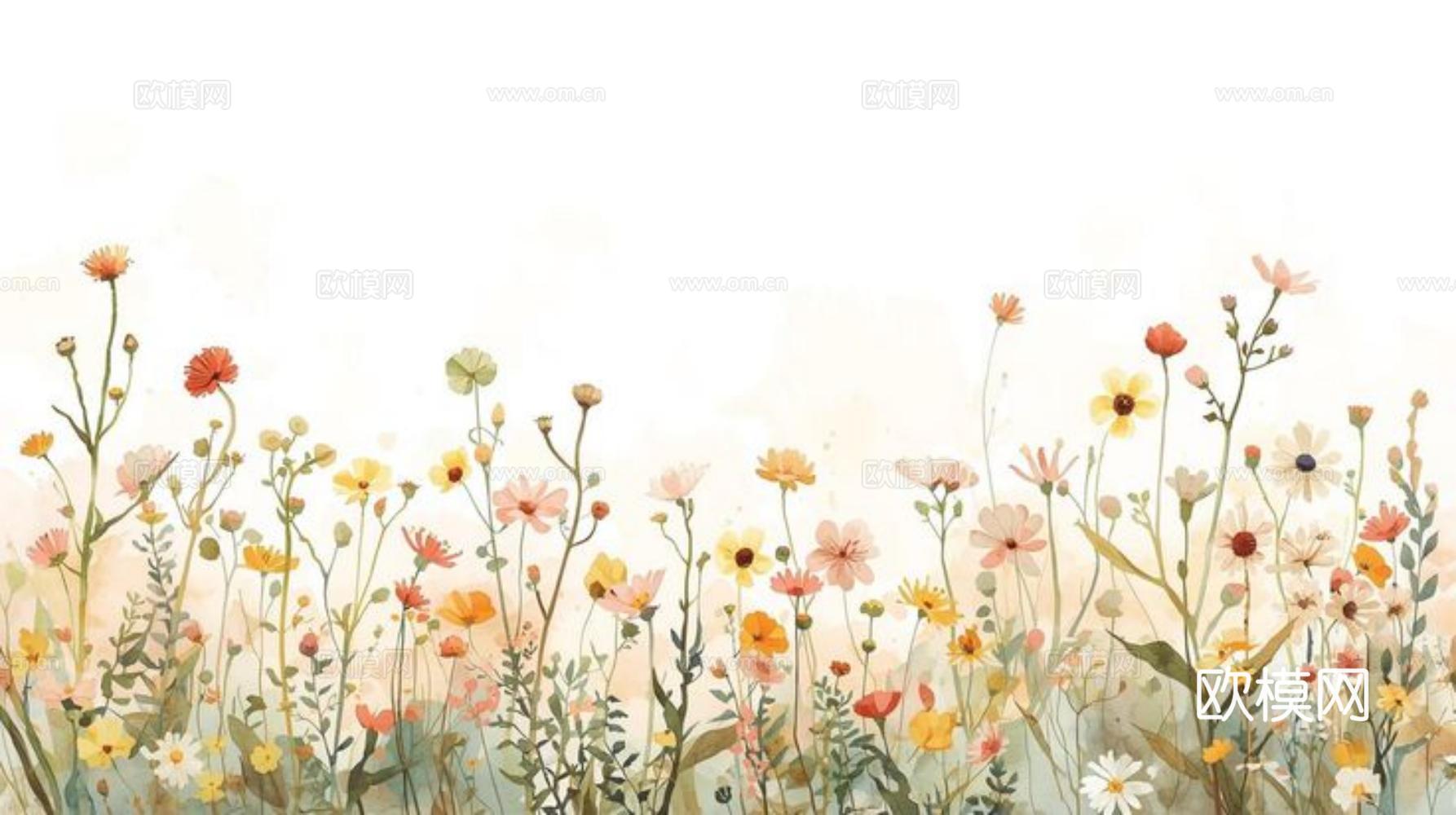 植物壁纸壁布 植物印花壁纸