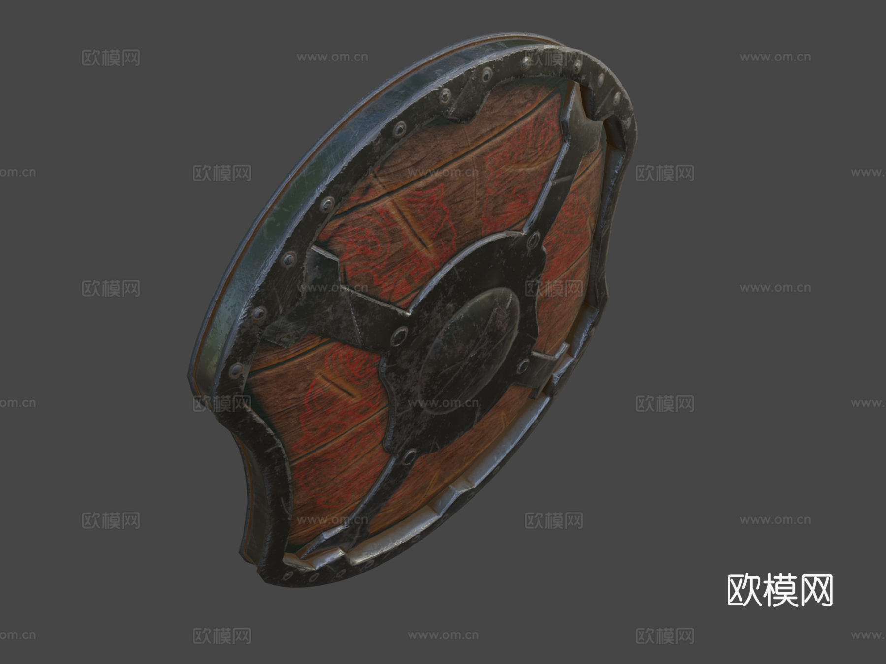 维京盾强化版3d模型下载（渲染图7）