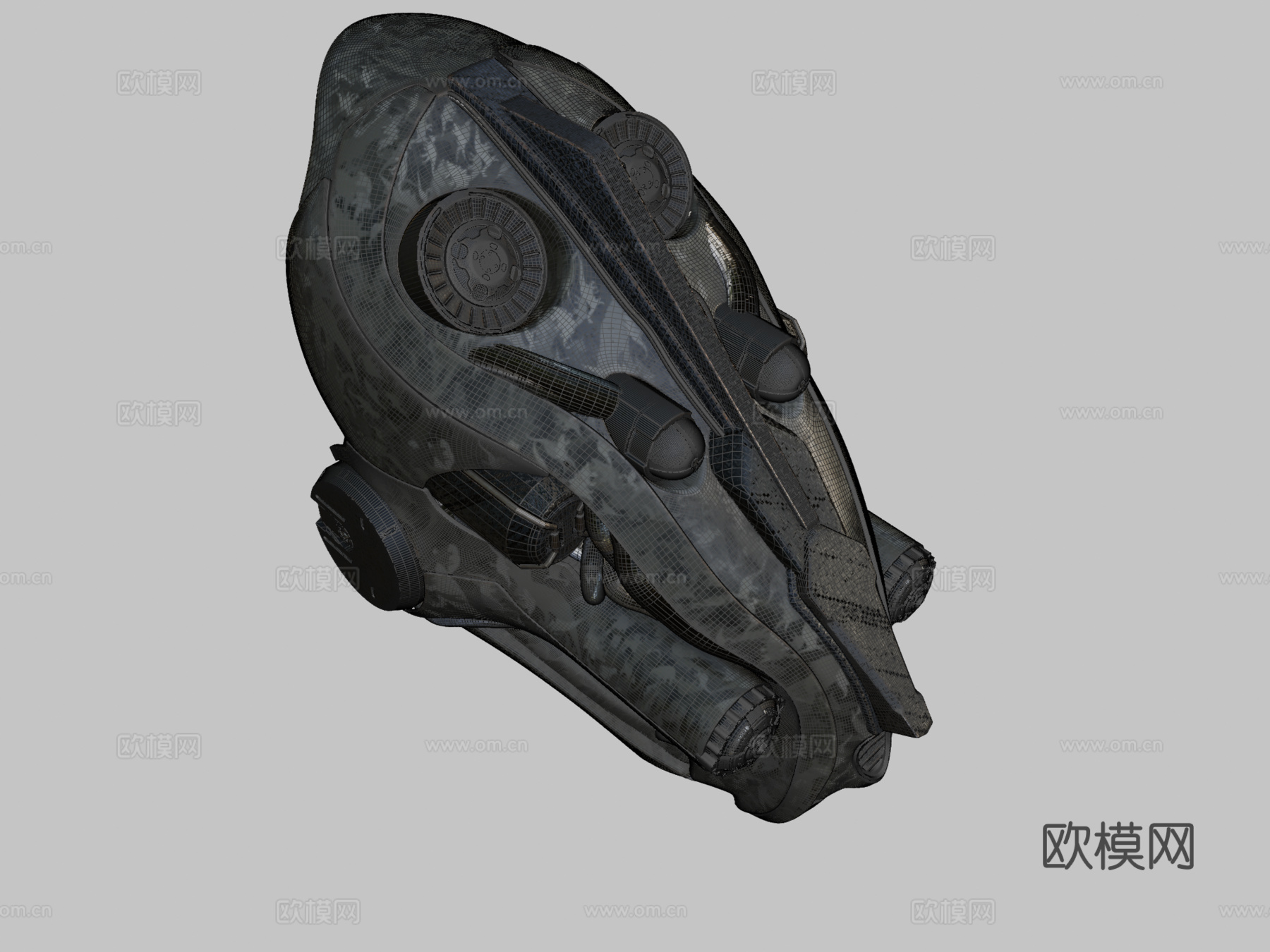 霸王龙3d模型下载（渲染图2）