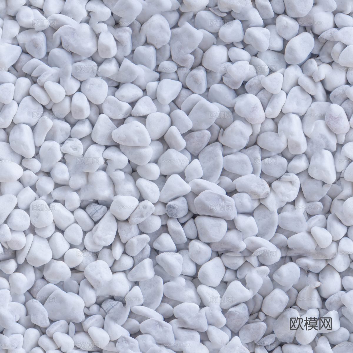 白色鹅卵石贴图5