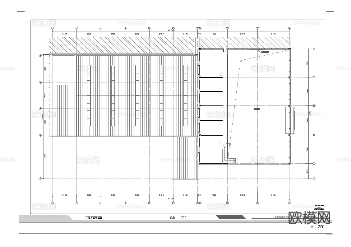 雪佛兰汽车服务中心 最新全套施工图合集cad施工图
