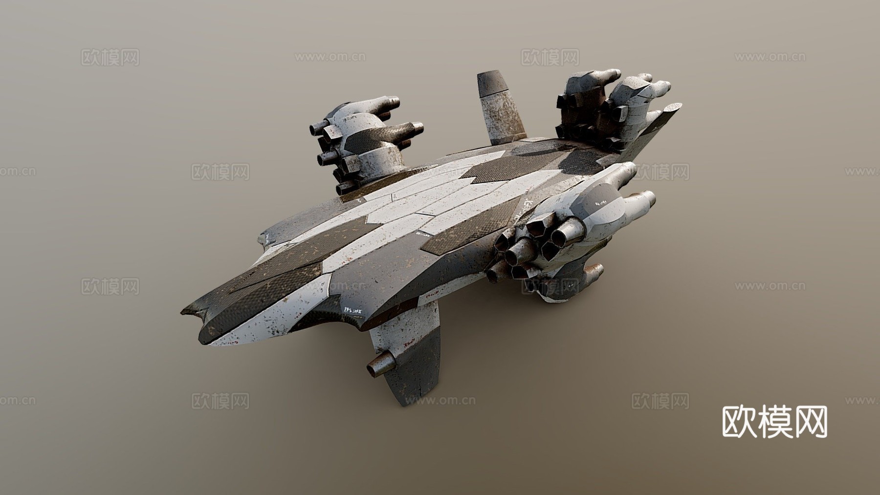 程序化硬表面建模测试10.0193d模型下载（渲染图1）