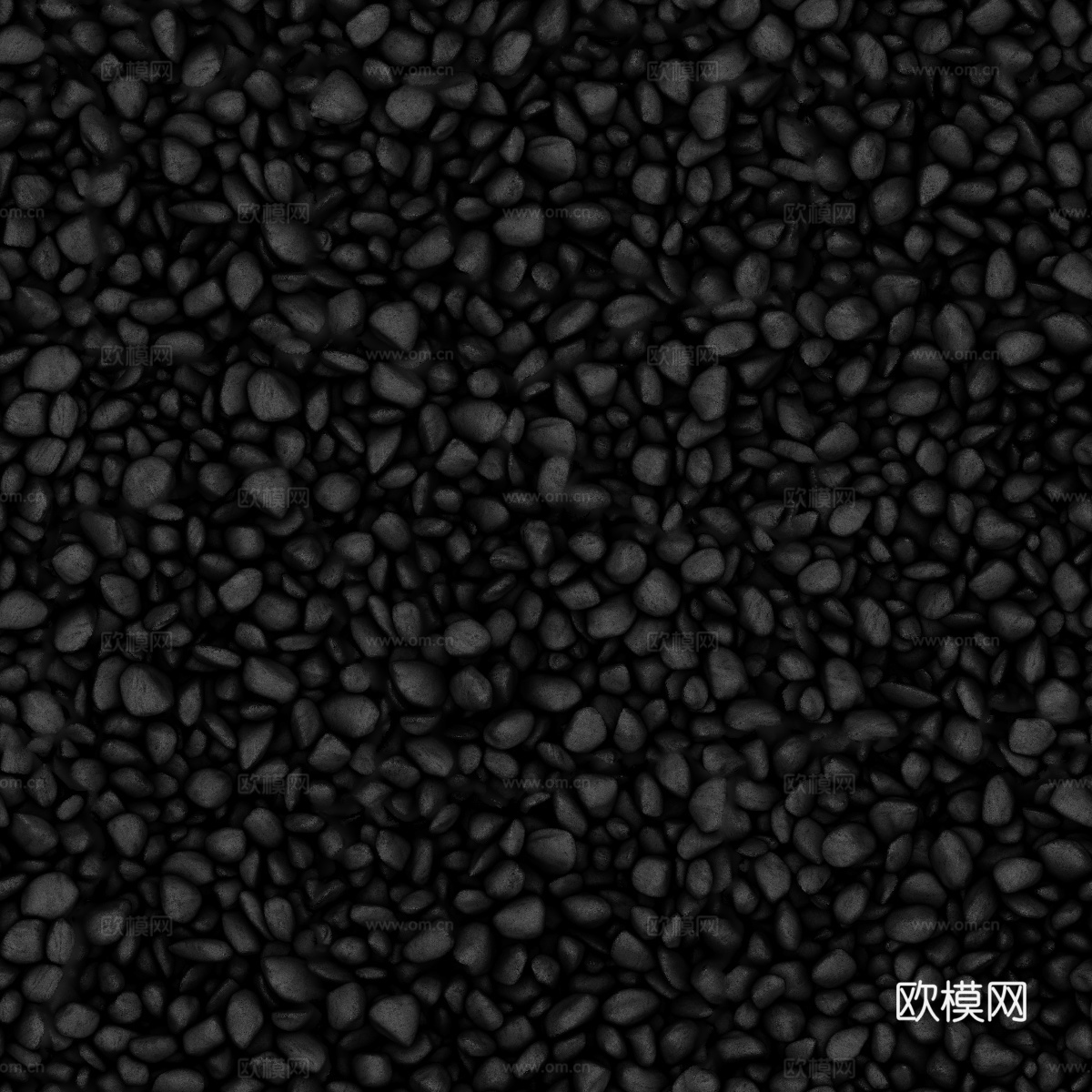 黑色鹅卵石贴图42