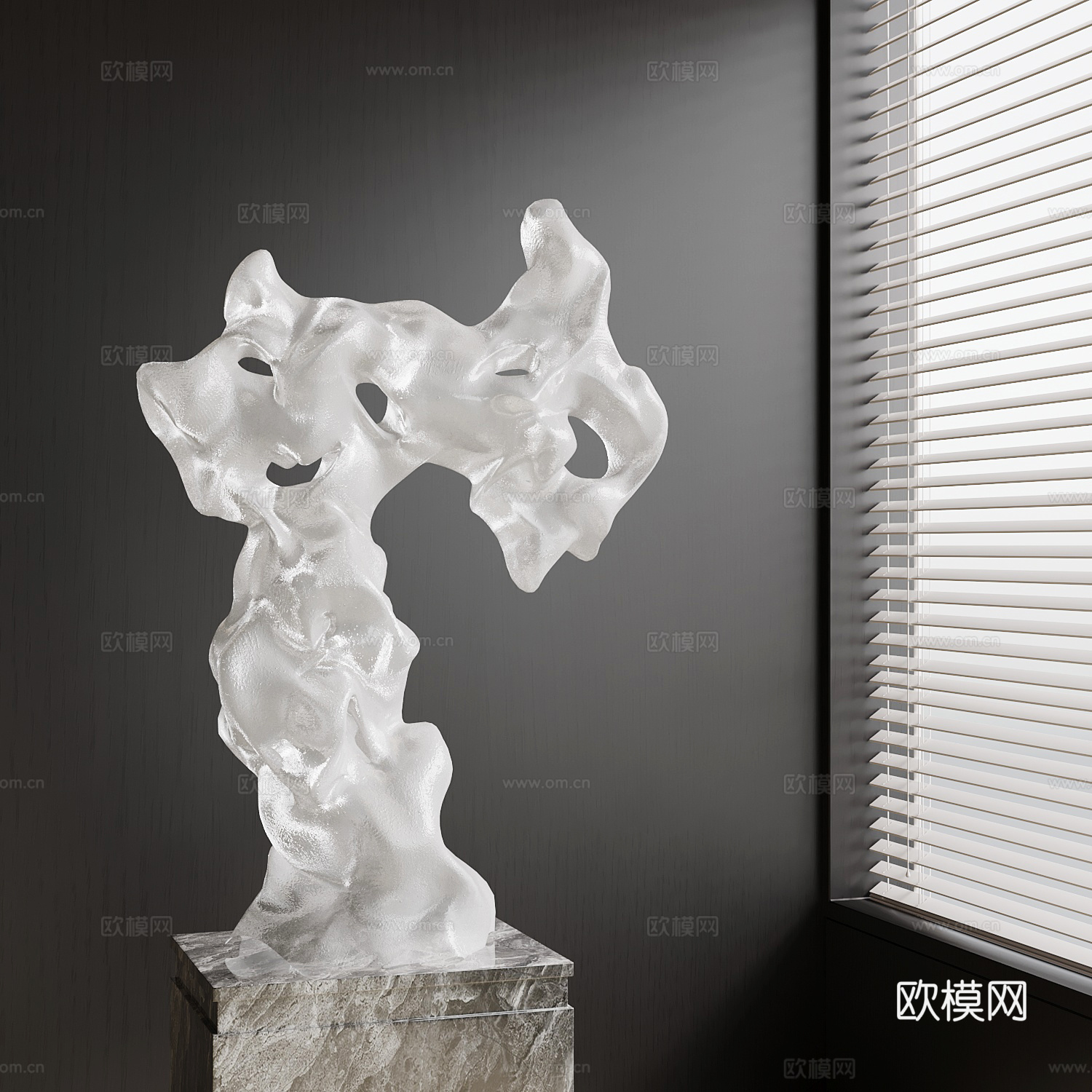 现代雕塑su模型