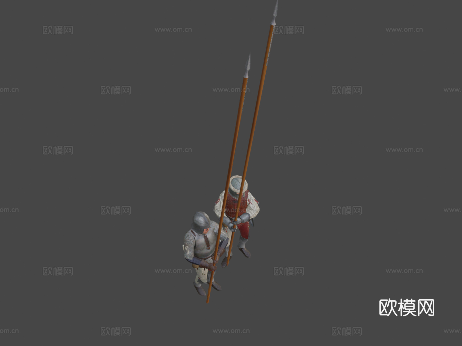 意大利专业长矛升级版3d模型下载（渲染图7）