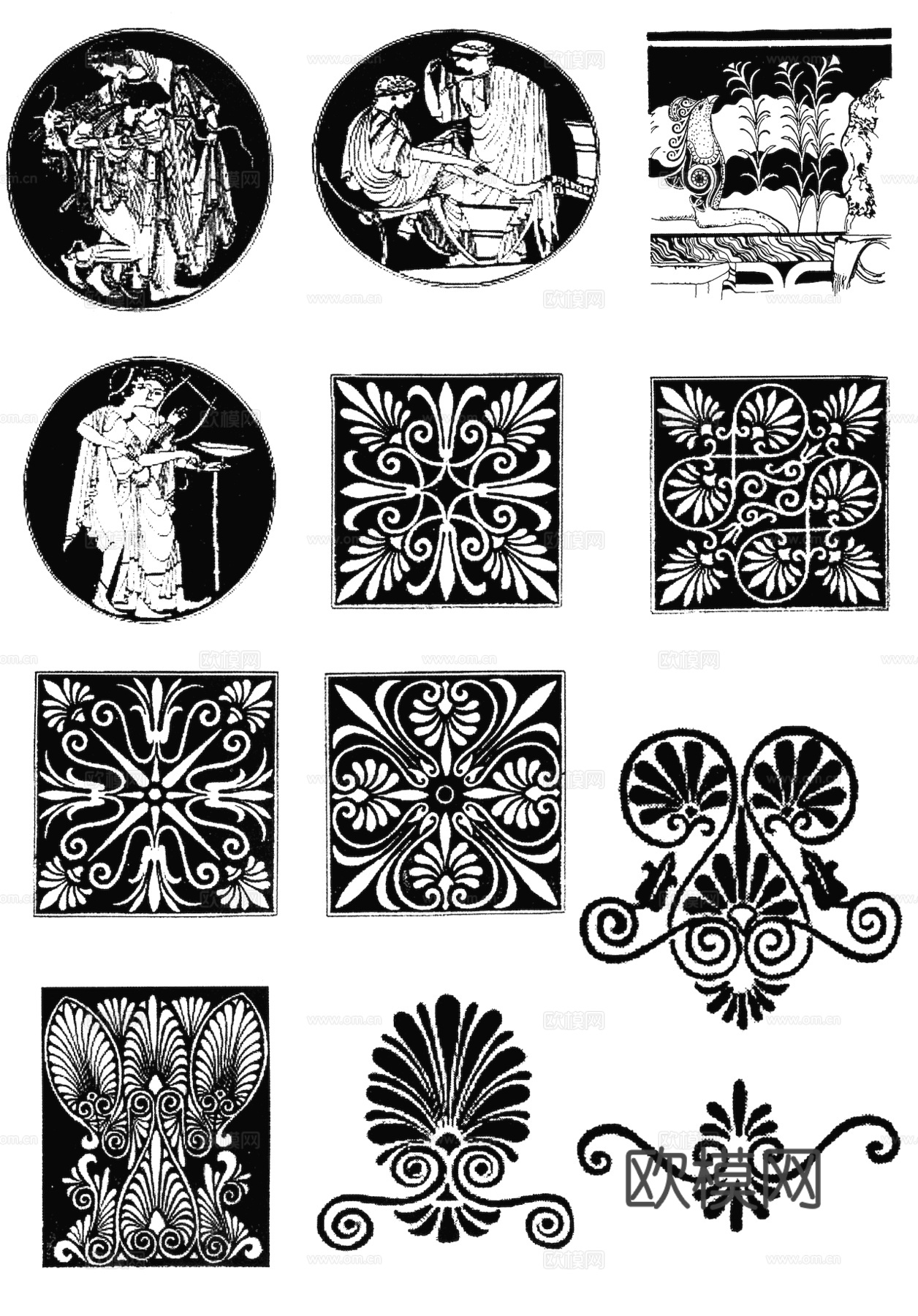 黑白遮罩通道黑白凹凸高光遮罩线条花纹纹理水泥做旧脏旧墙面下载