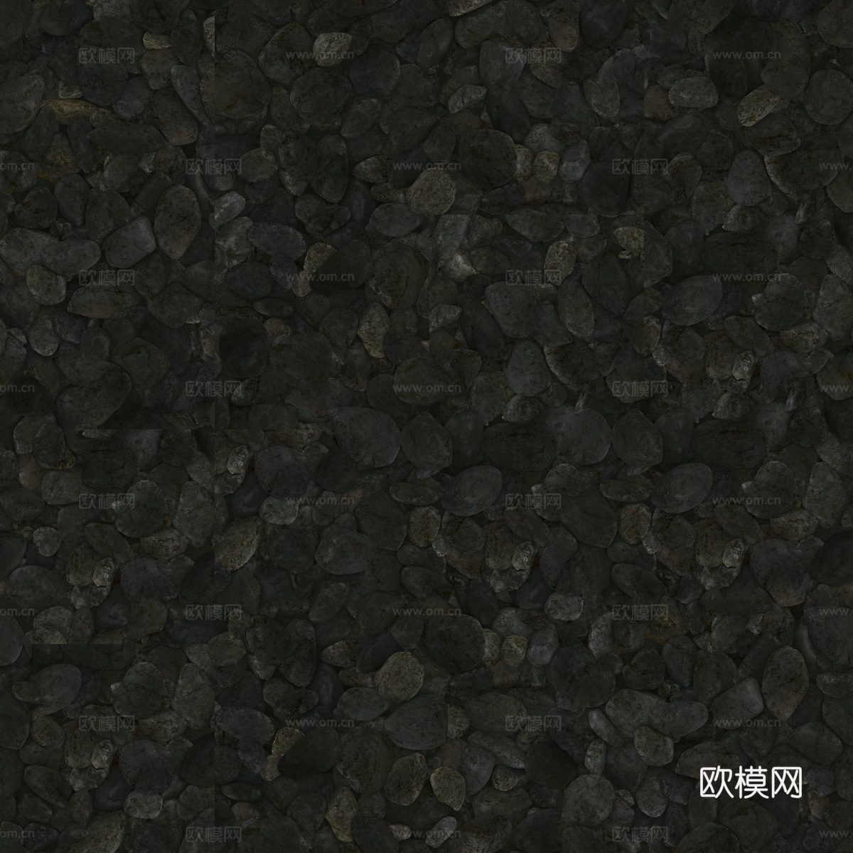 黑色鹅卵石贴图34
