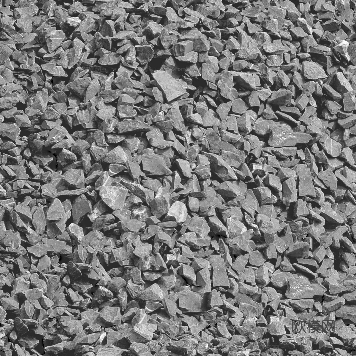 灰色碎石砾石40