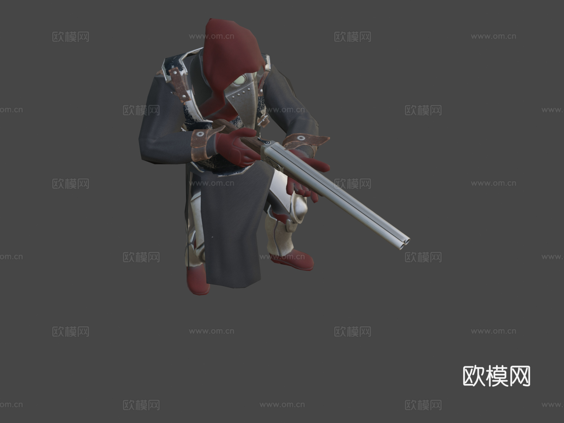 第六军团冲锋队员3d模型下载（渲染图6）