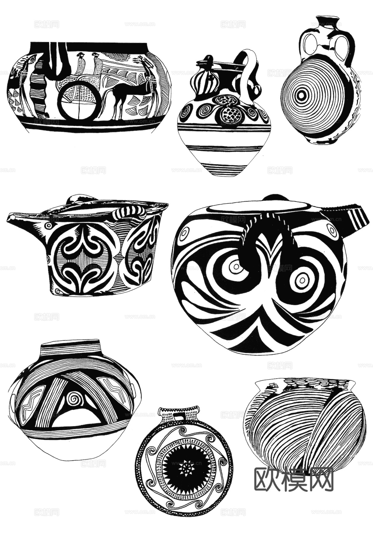 黑白遮罩通道黑白凹凸高光遮罩线条花纹纹理水泥做旧脏旧墙面下载