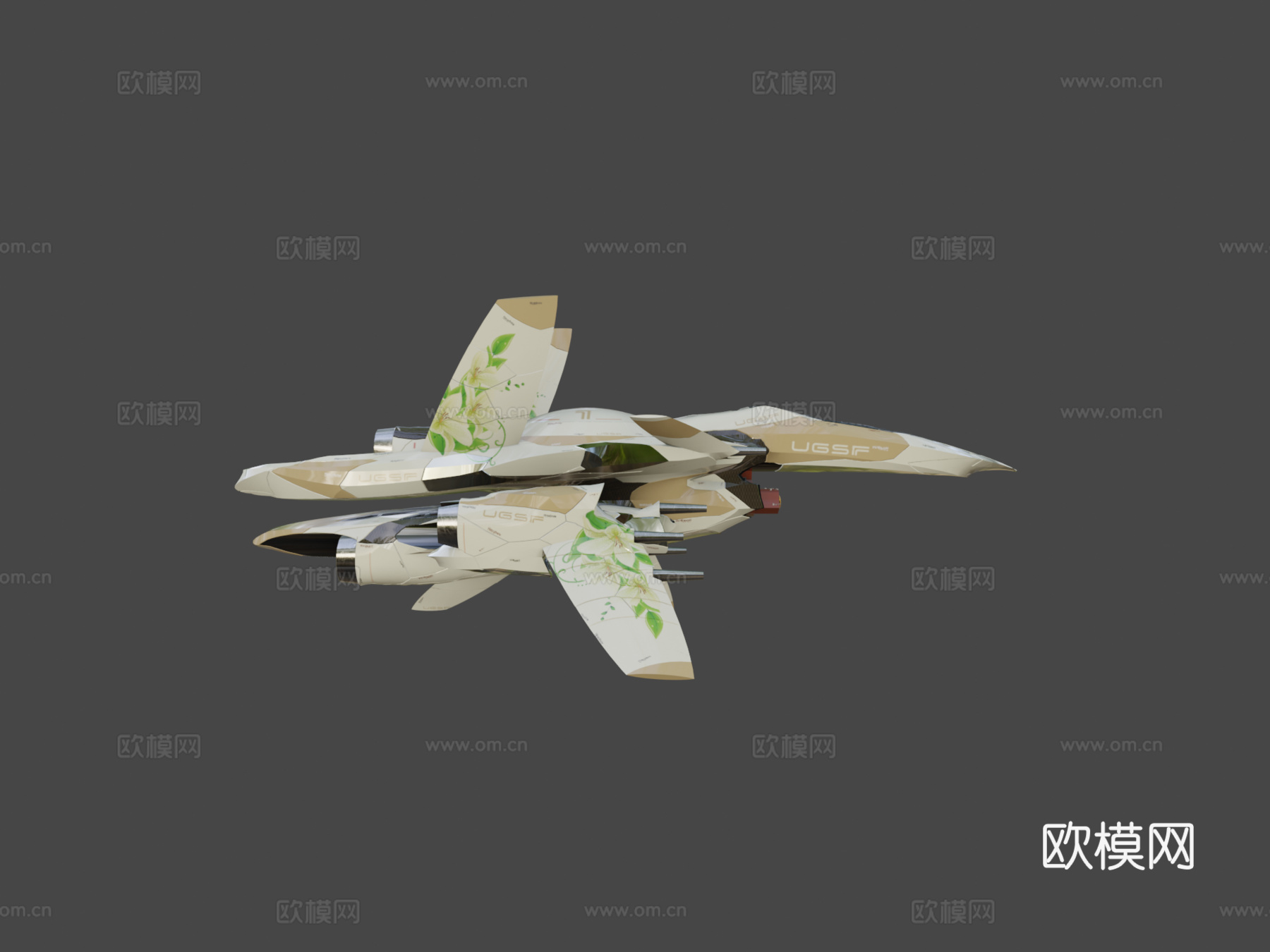 程序化硬表面建模测试10.0303d模型下载（渲染图8）