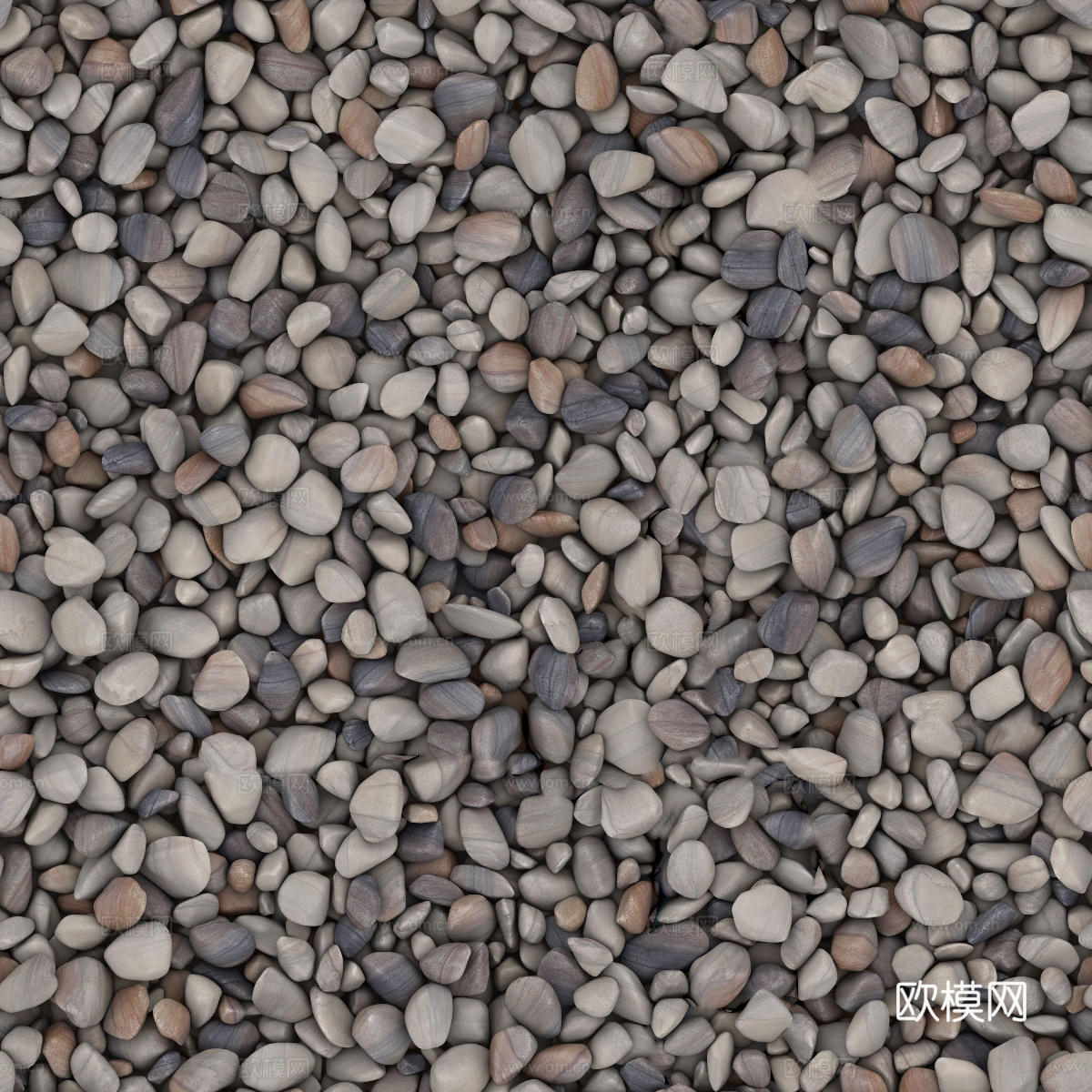 褐色棕色咖色鹅卵石贴图3