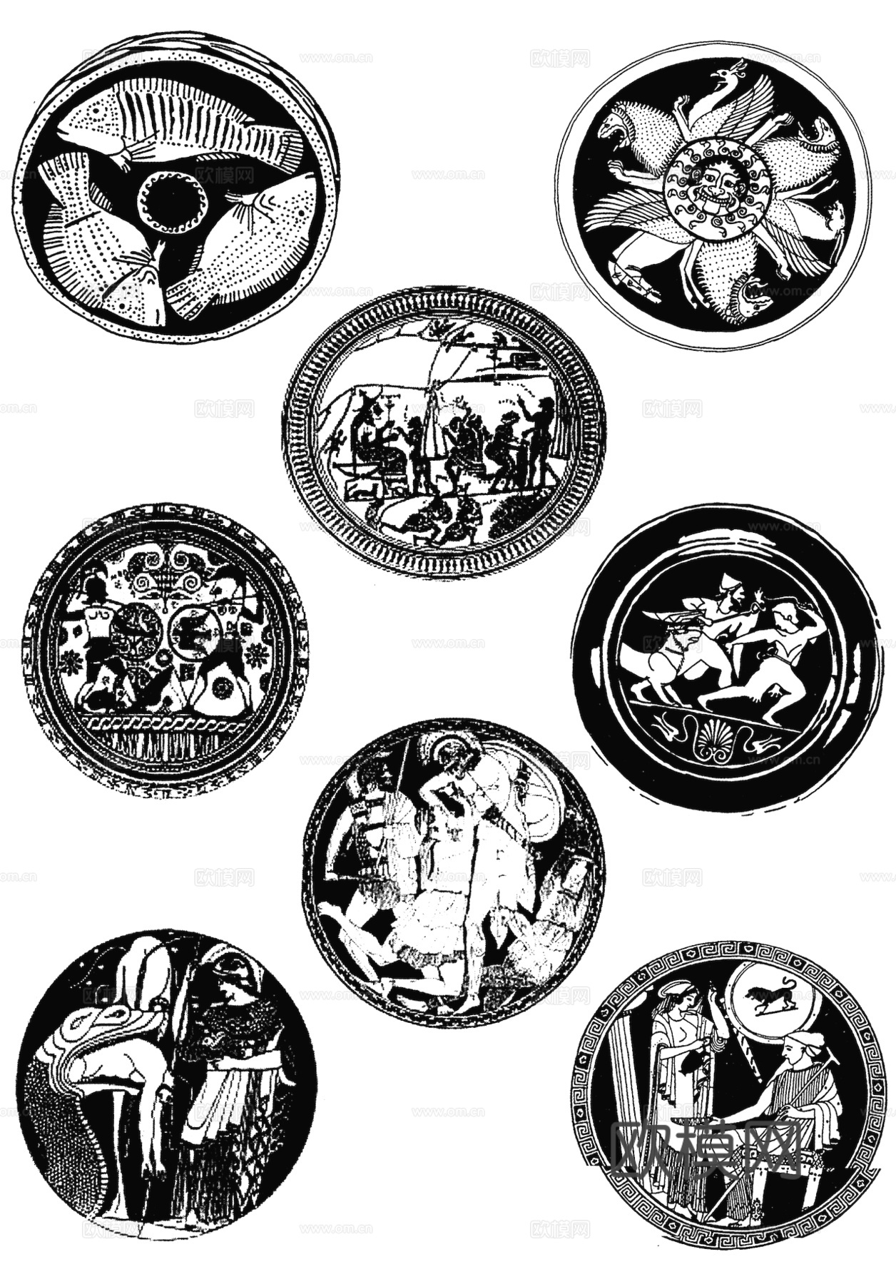 黑白遮罩通道黑白凹凸高光遮罩线条花纹纹理水泥做旧脏旧墙面下载