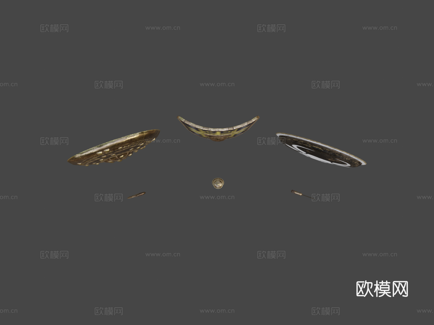 极乐之旅武器套装3d模型3d模型下载（渲染图8）