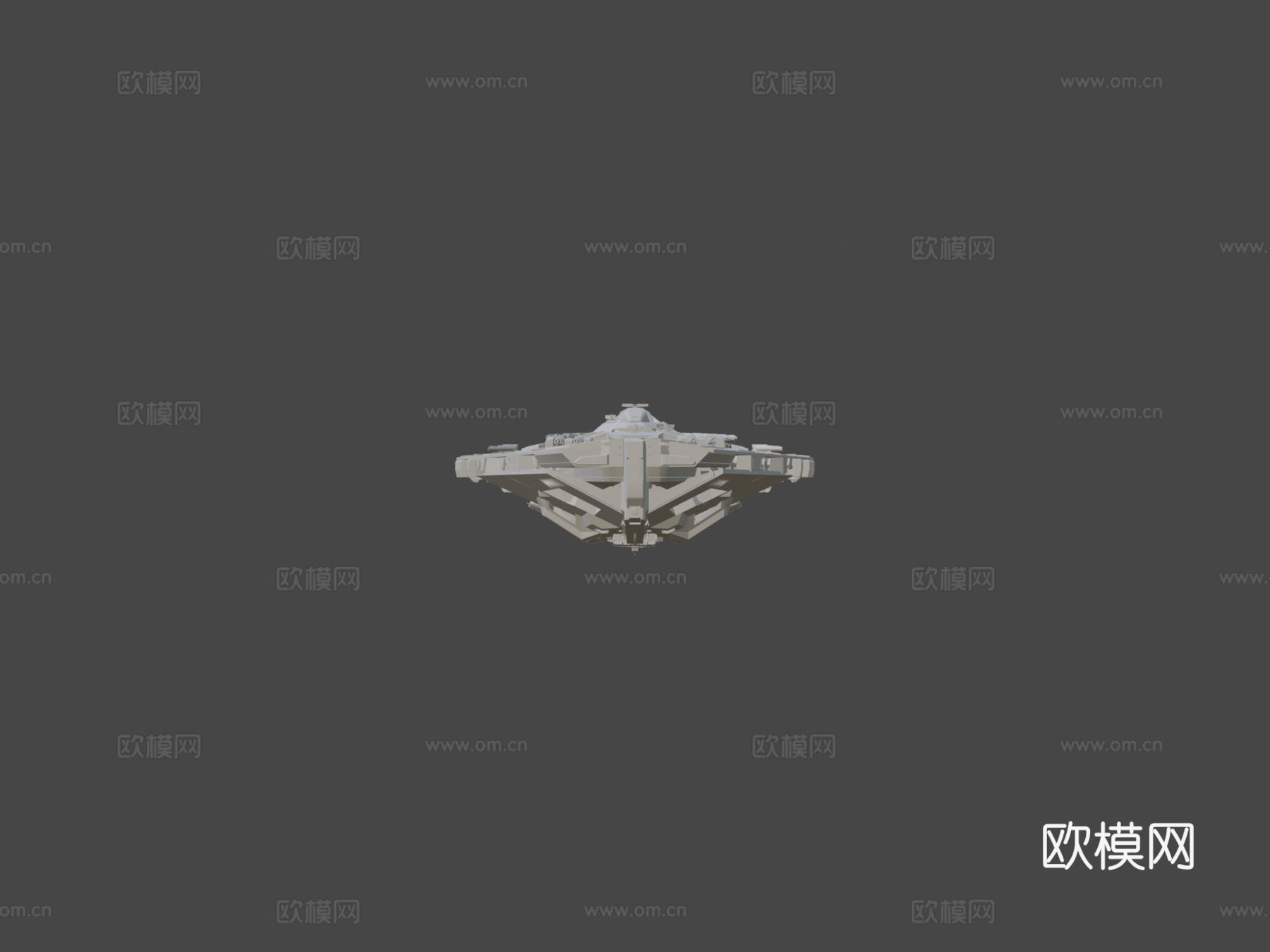 无畏级中型驱逐舰3d模型下载（渲染图6）