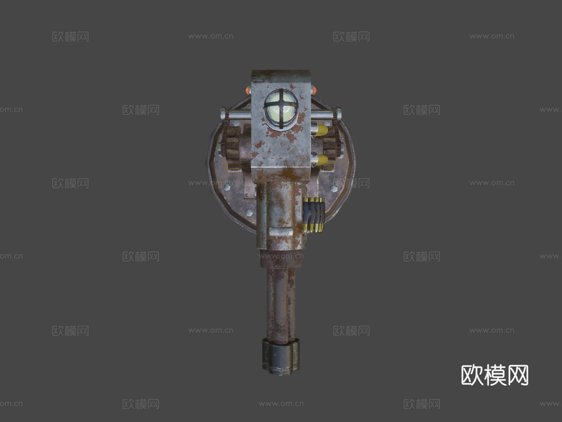 炮塔3d模型下载（渲染图6）