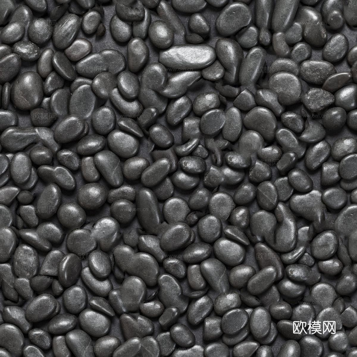 黑色鹅卵石贴图21