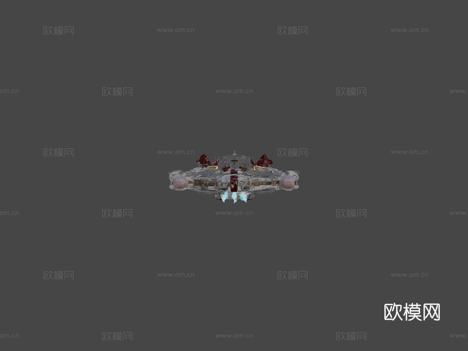 太空船3d模型下载（渲染图5）