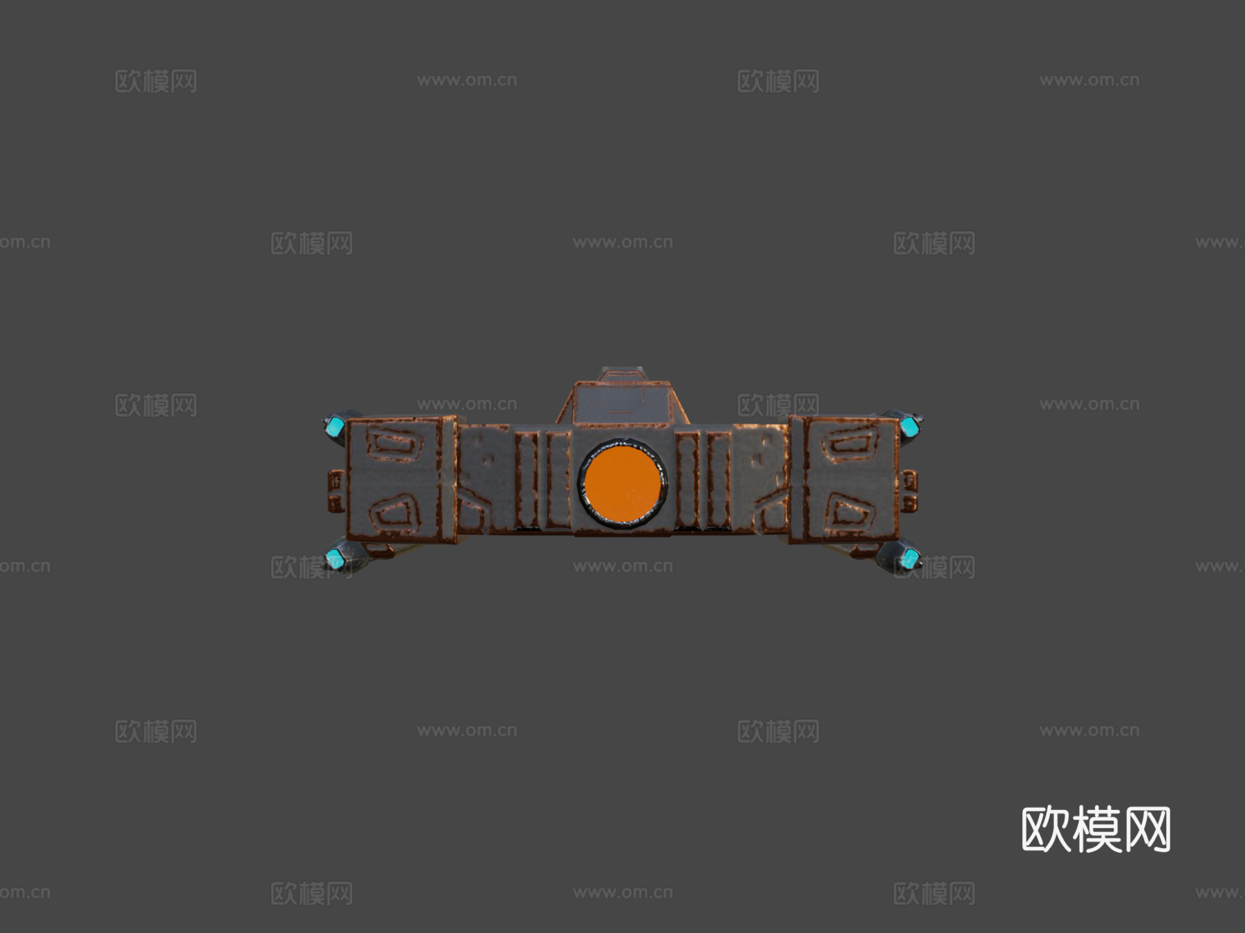战列巡洋舰运行中3d模型下载（渲染图7）