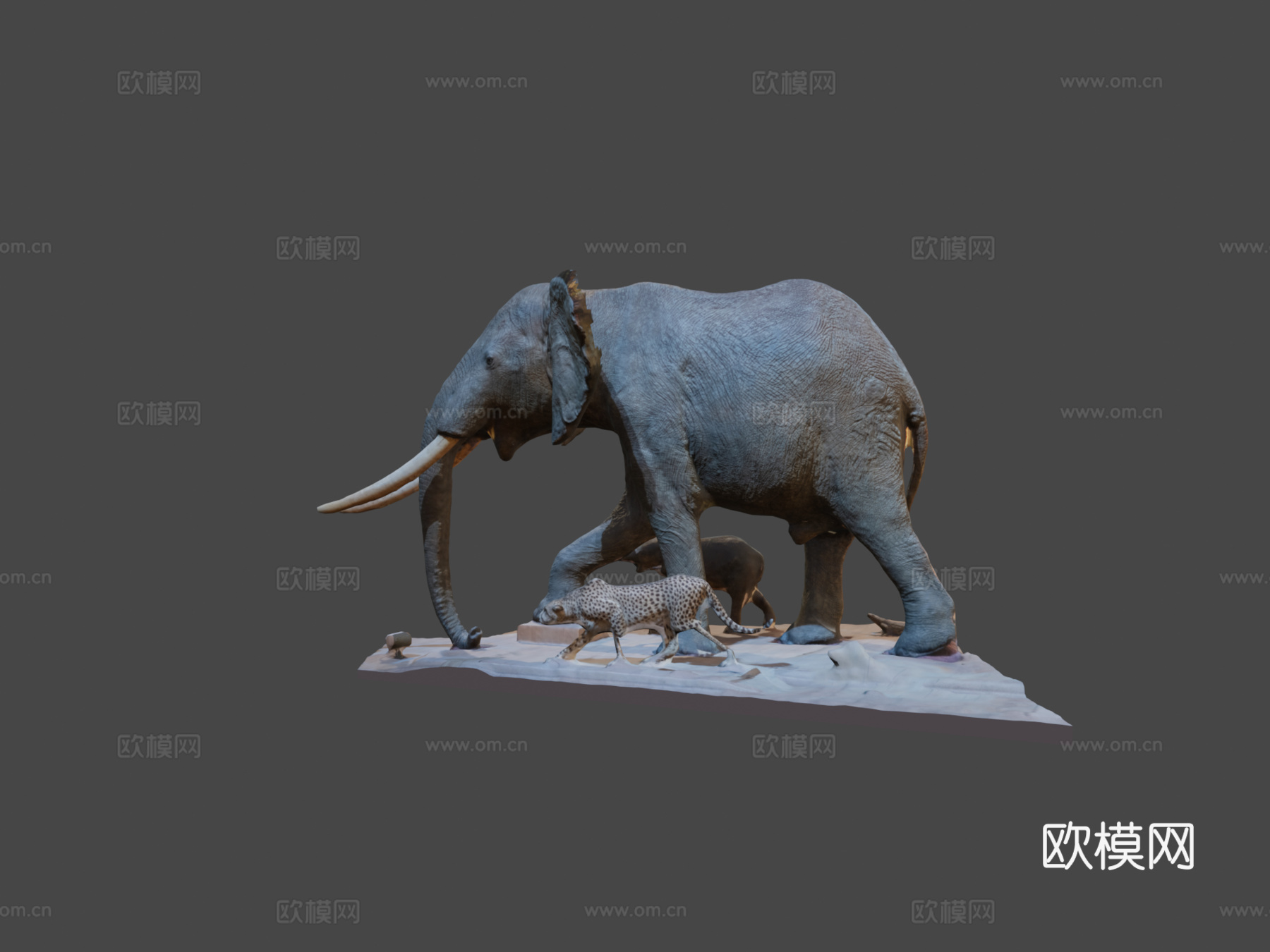 大象巴黎190813d模型下载（渲染图6）
