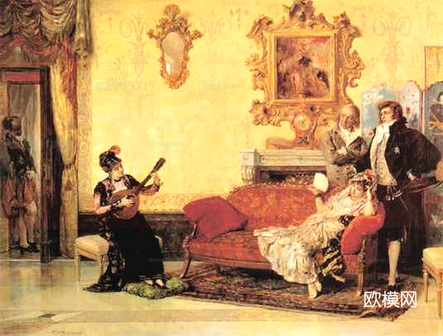 油画挂画抽象画艺术装饰画壁画水墨字画世界名画下载