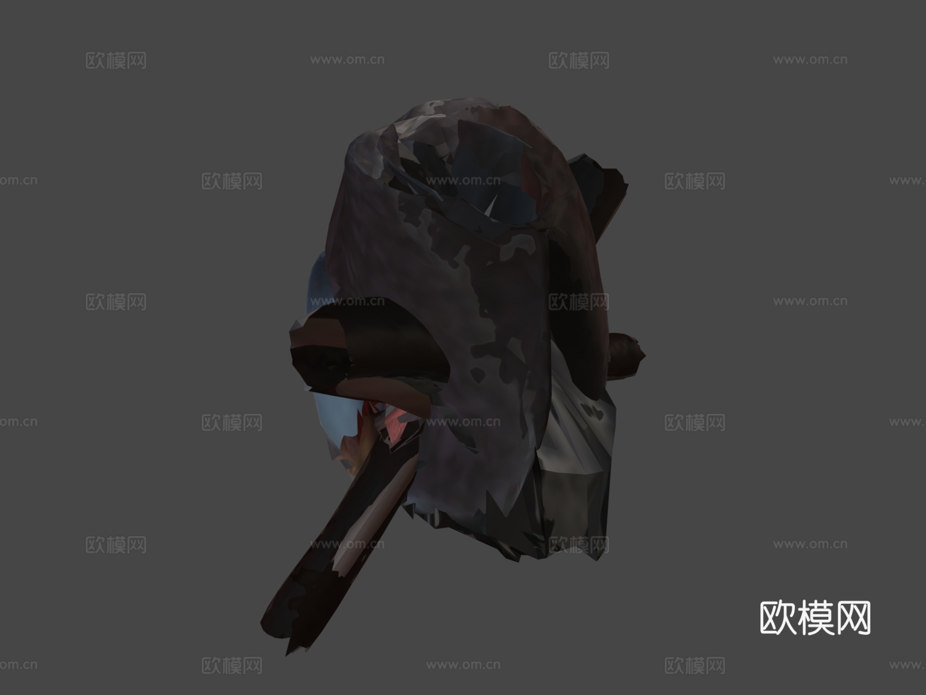 动物园病态企鹅3d模型下载（渲染图5）