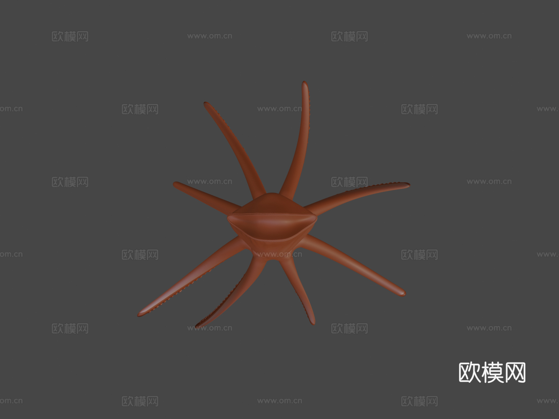 章鱼船长3d模型