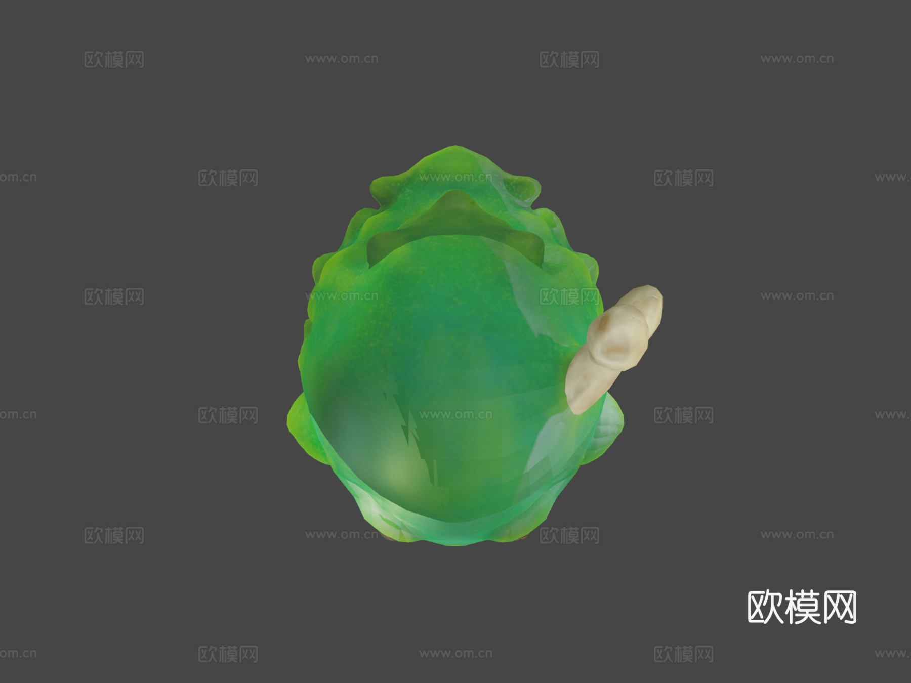 绿色粘液3d模型下载（渲染图7）