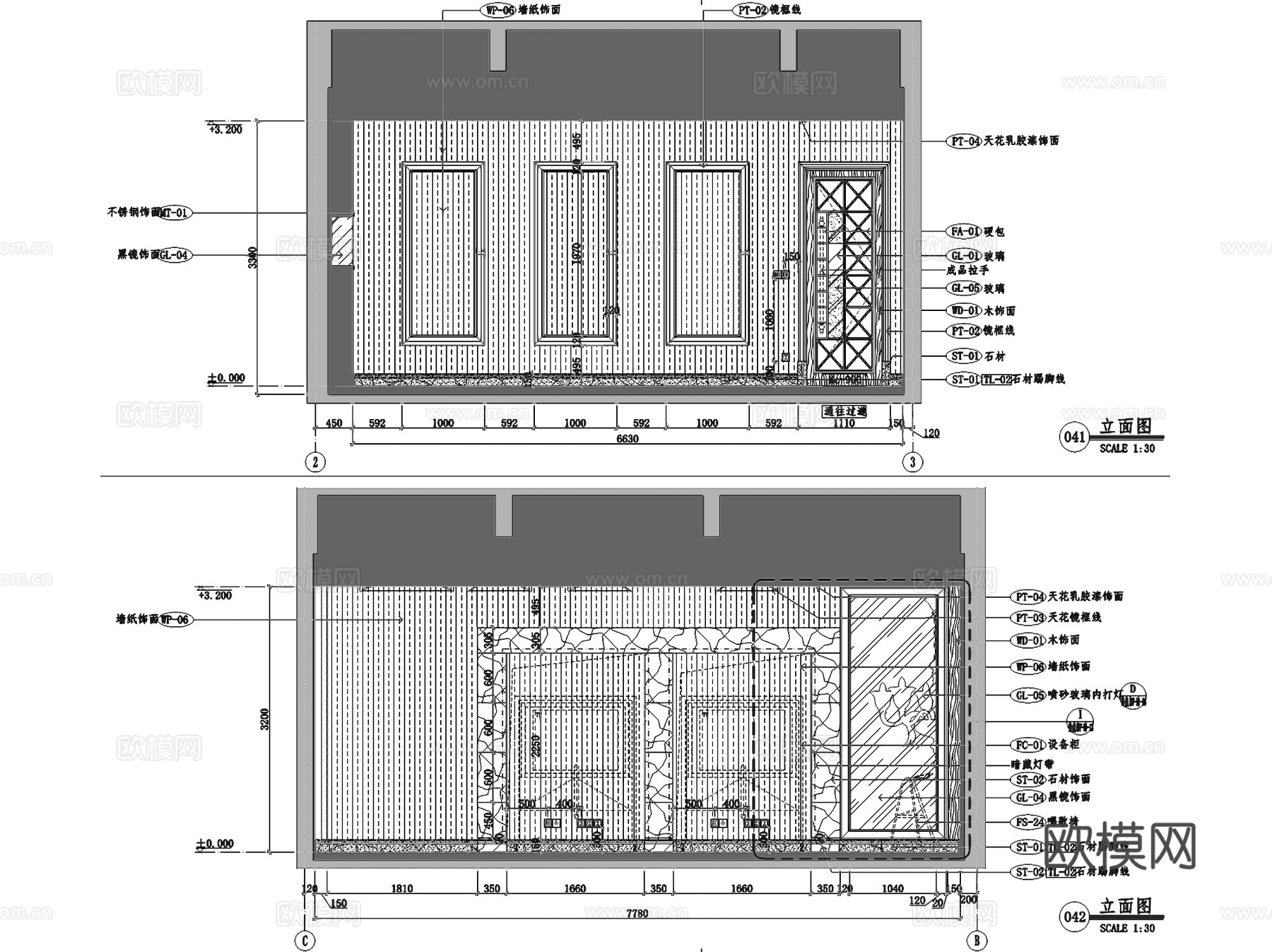 中骏蓝湾半岛会所KTV室内工装CAD施工图cad施工图cad施工图