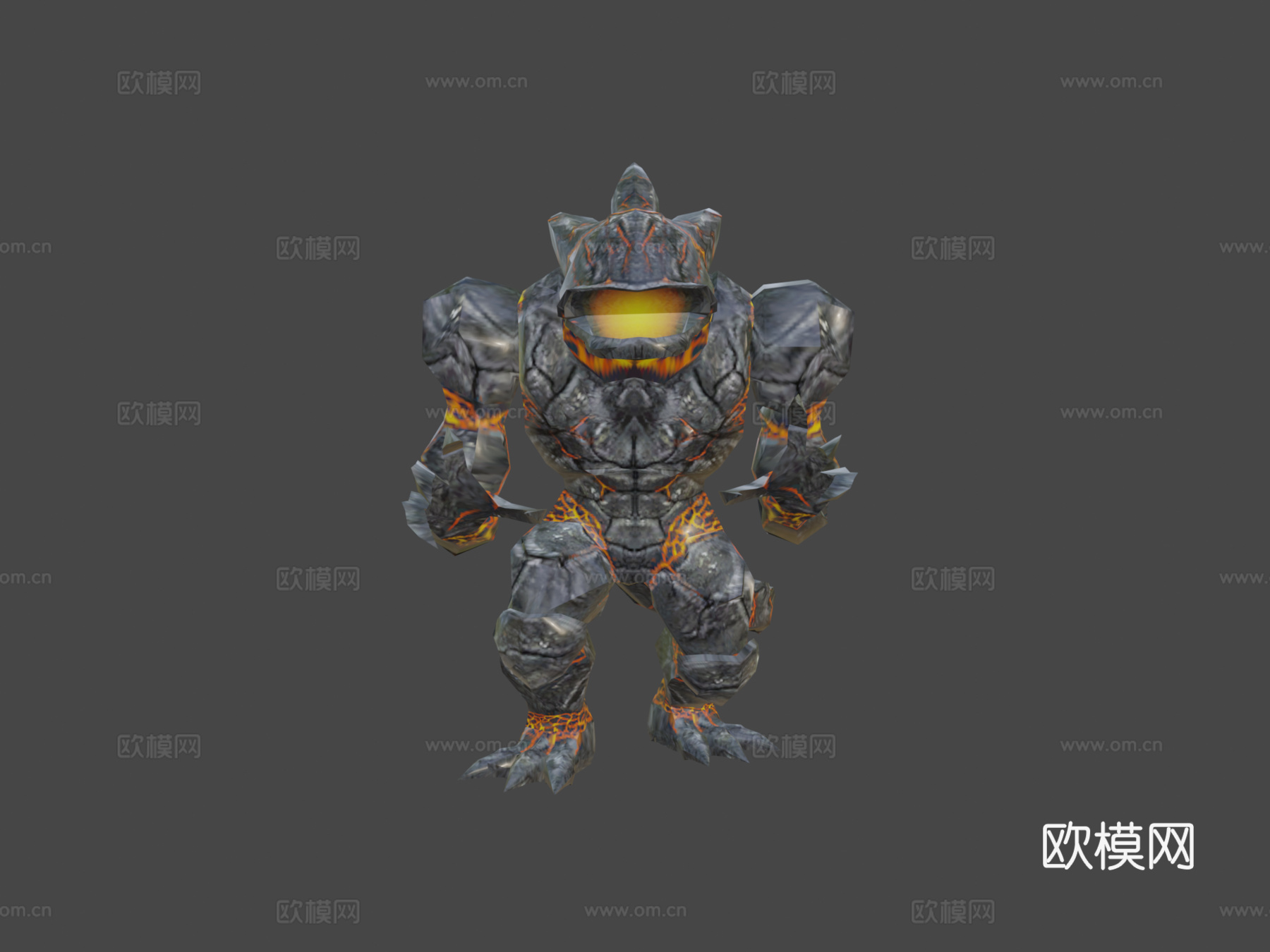 黑曜石兽3d模型下载（渲染图6）