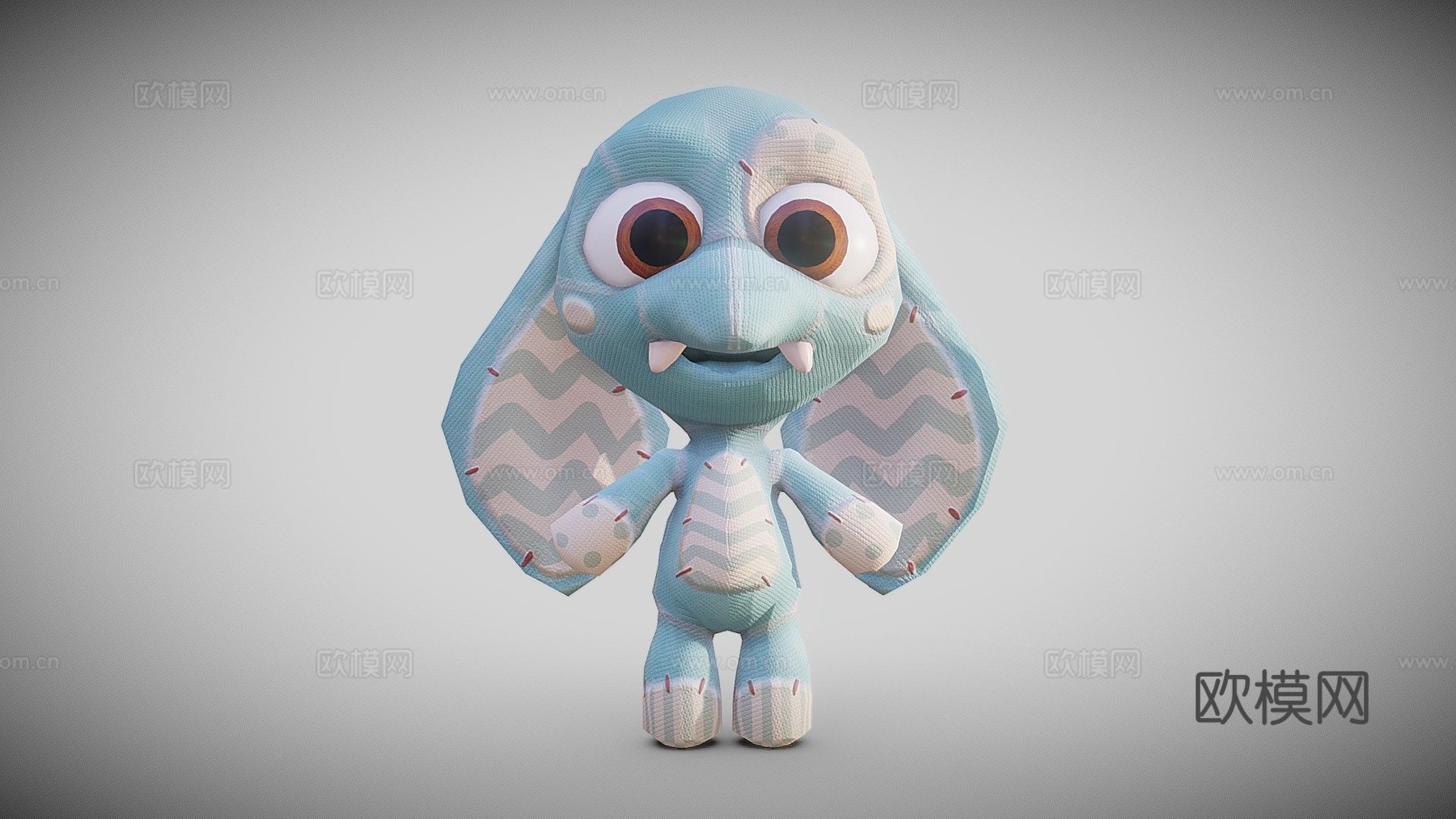 填充大象3d模型下载（渲染图1）