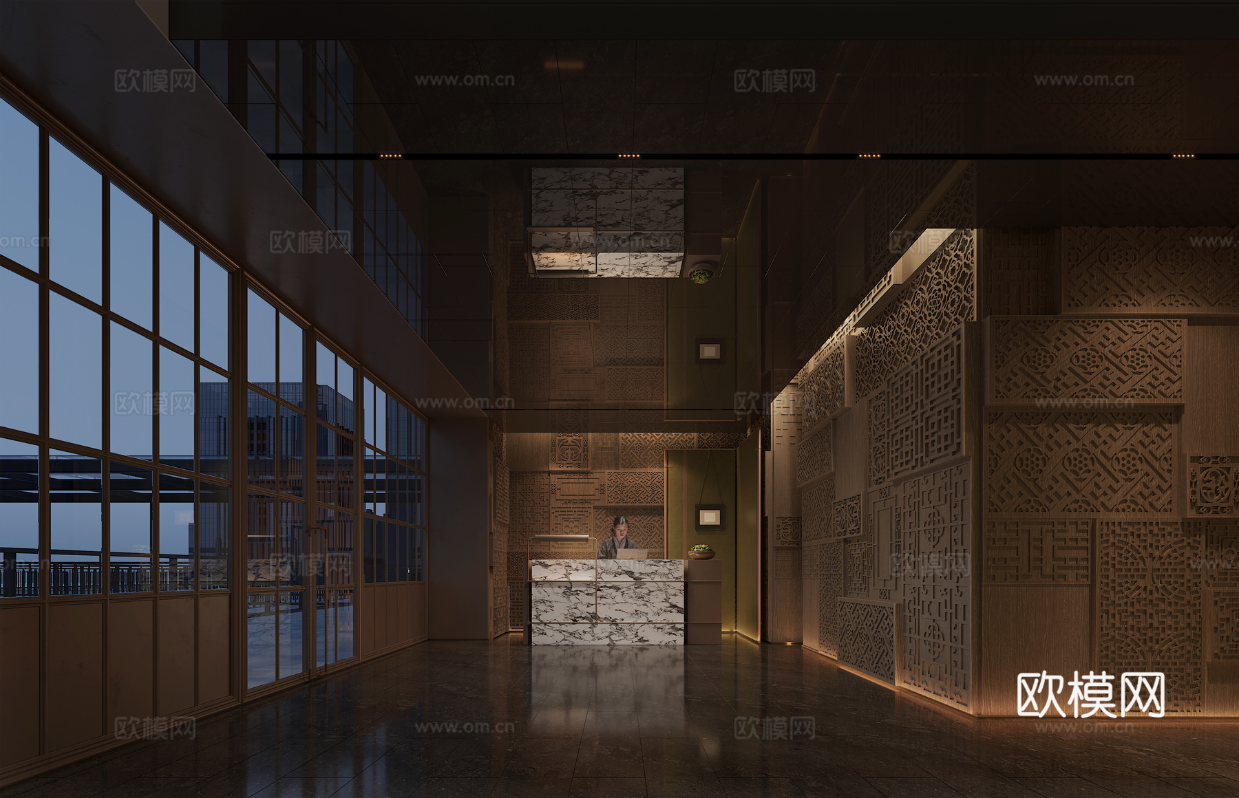 高档餐厅会所   最新全套施工图合集cad施工图