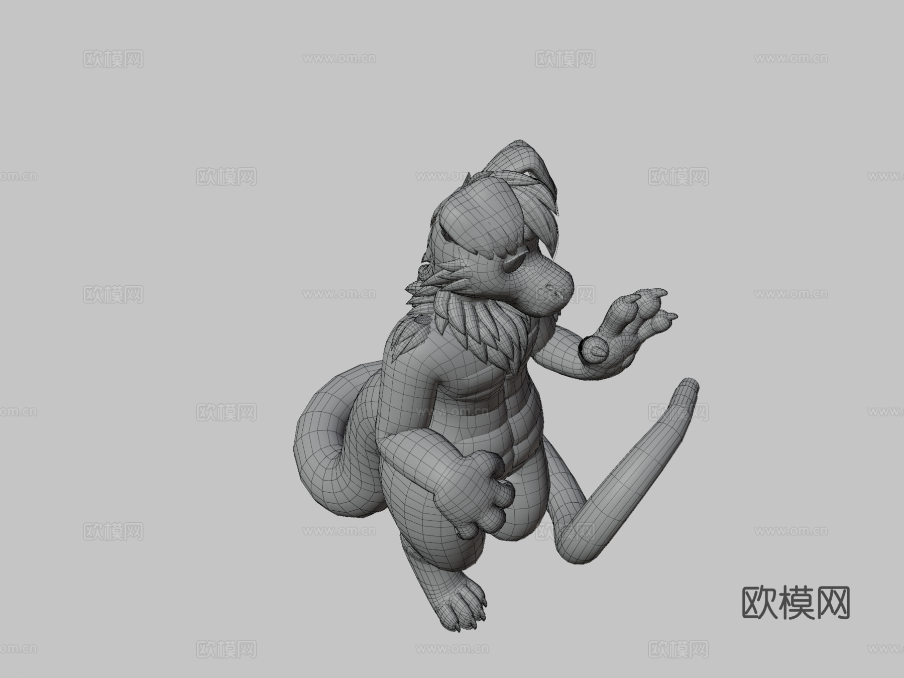 蒙蒂虚拟形象3d模型