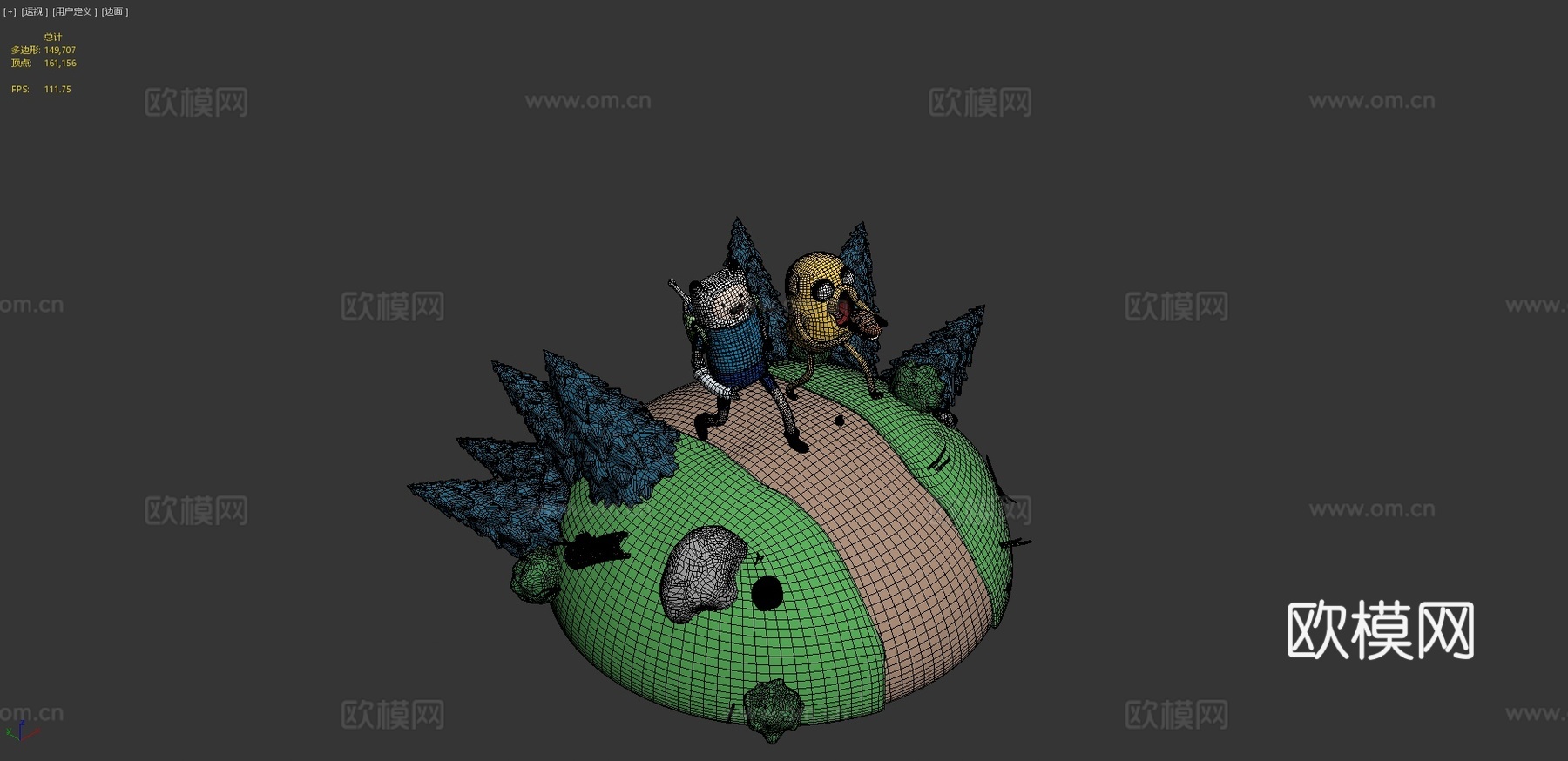 探险活宝立体3d模型下载（渲染图4）