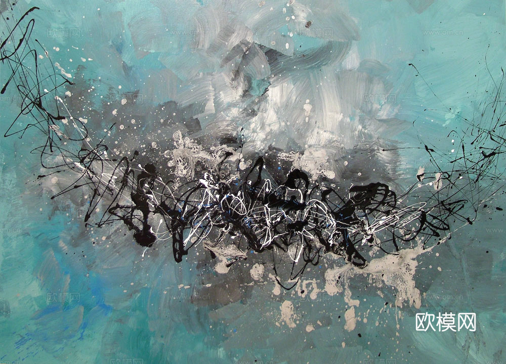 油画挂画抽象画艺术装饰画壁画水墨字画世界名画下载