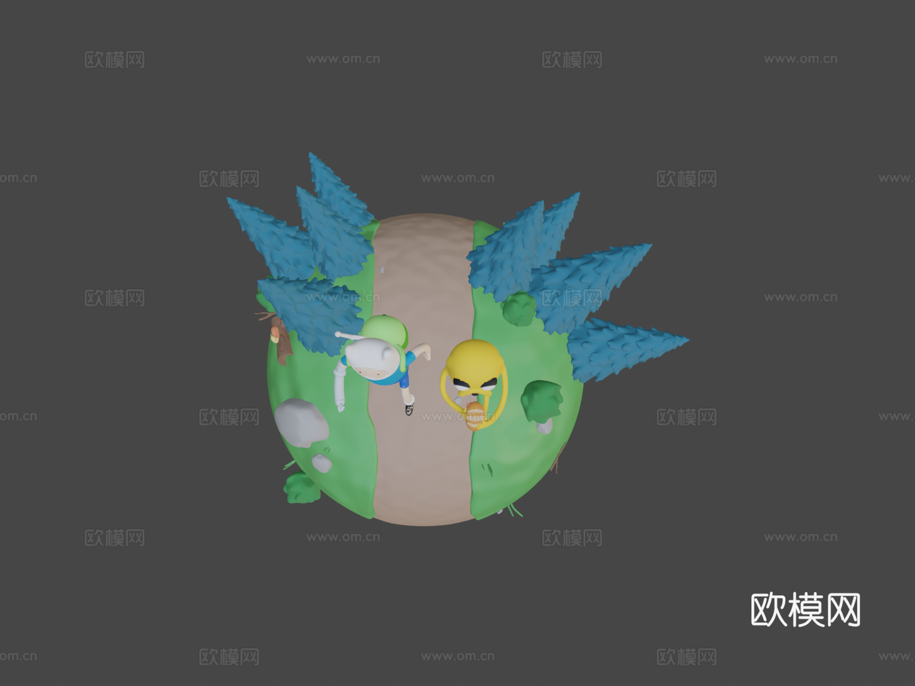 探险活宝立体3d模型下载（渲染图6）