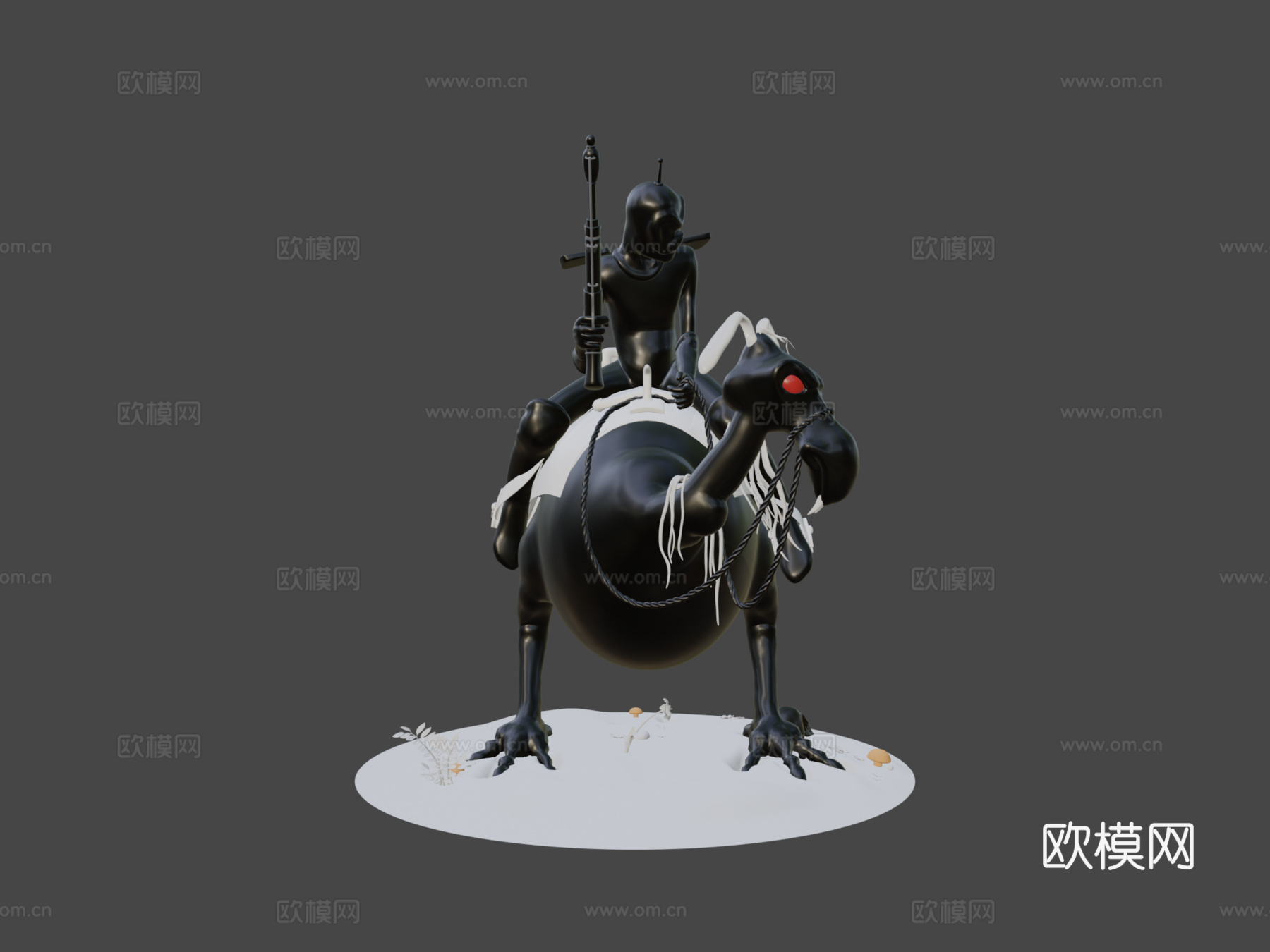 战争巫师内克罗993d模型下载（渲染图7）