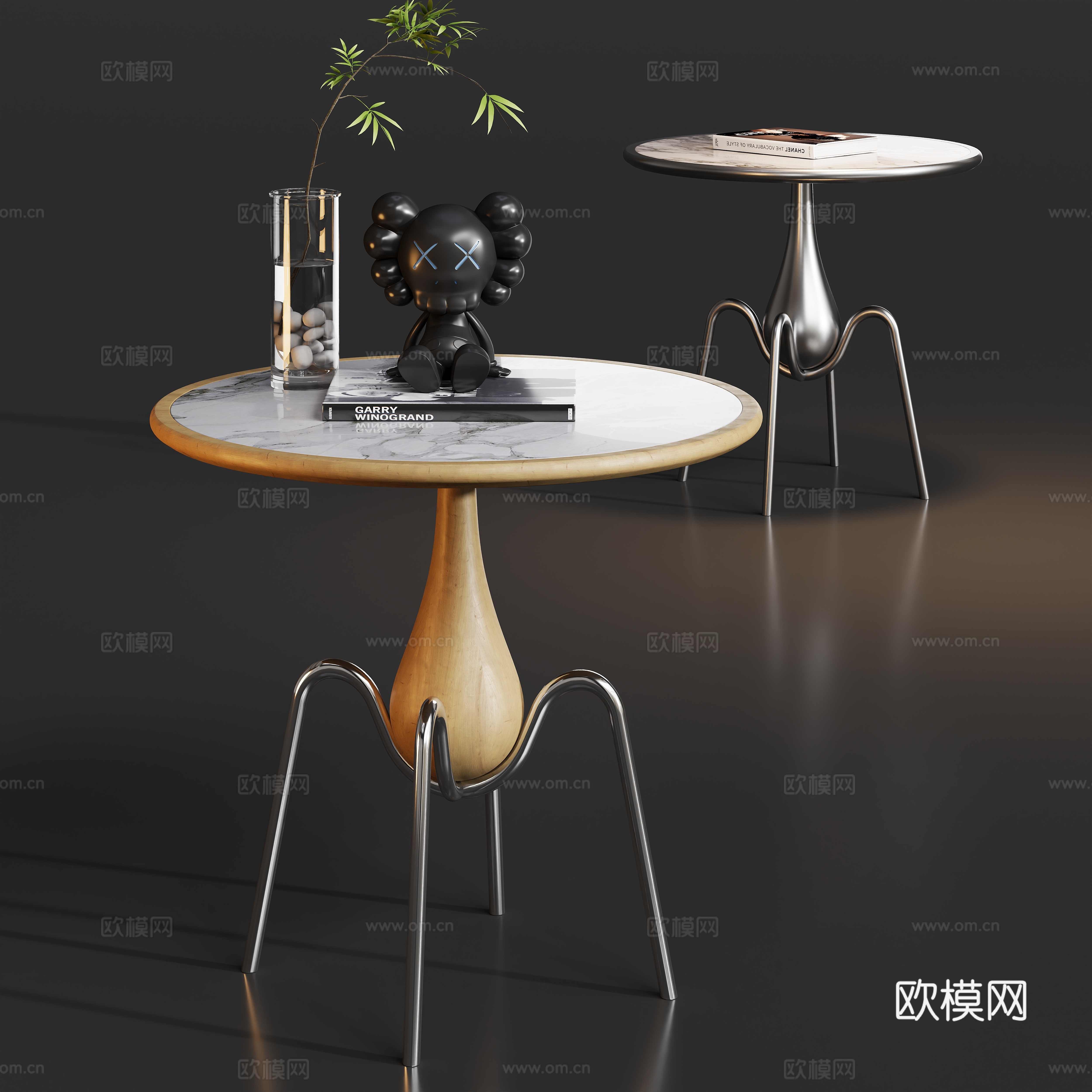 茶几角几边几圆几su模型