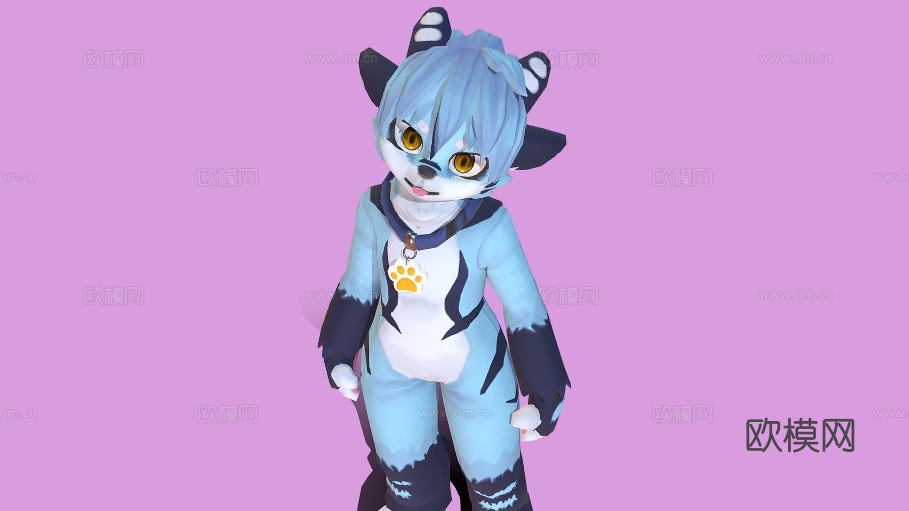 鲁芬服装3d模型