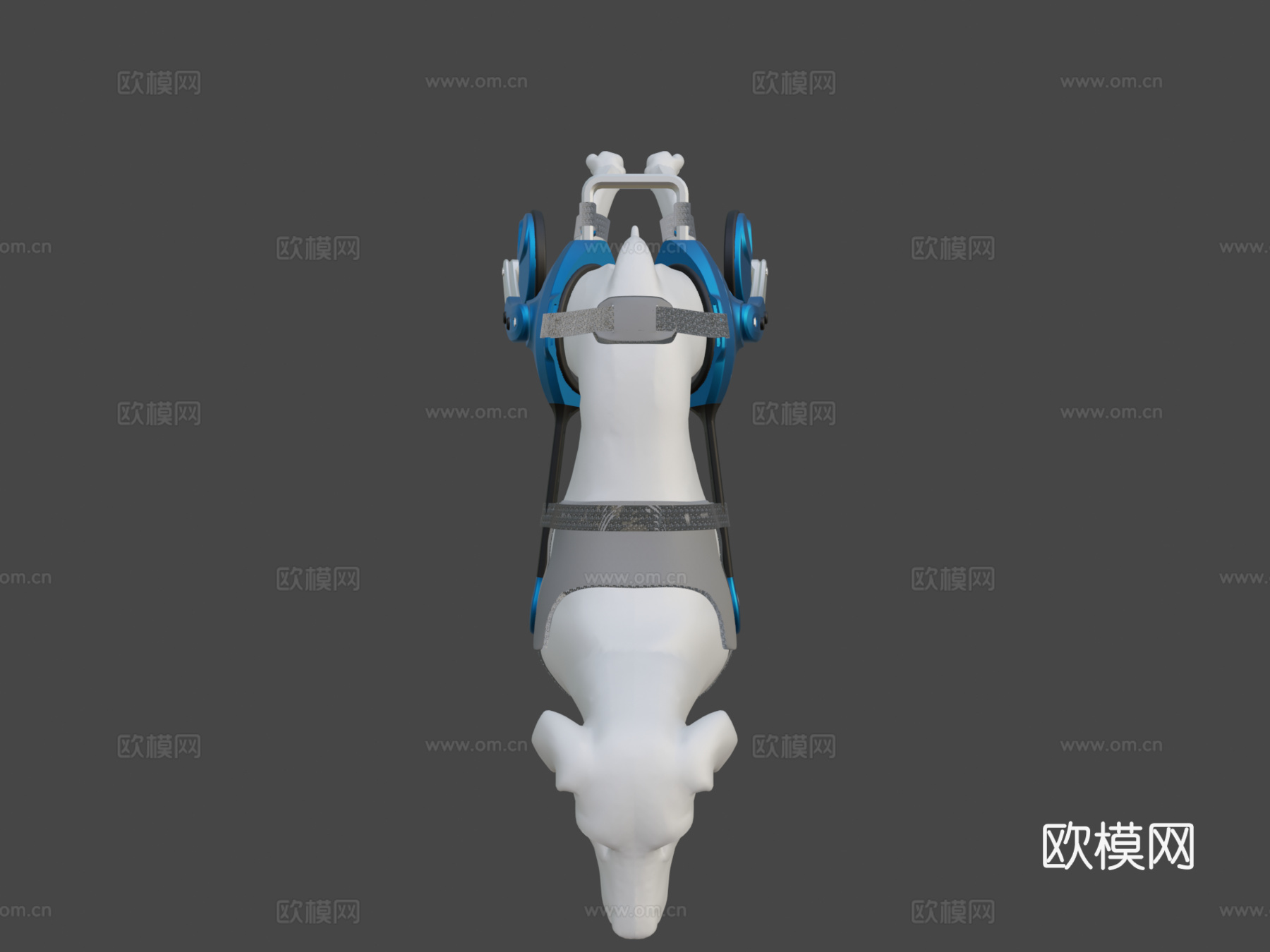 狗狗轮椅3d模型下载（渲染图8）